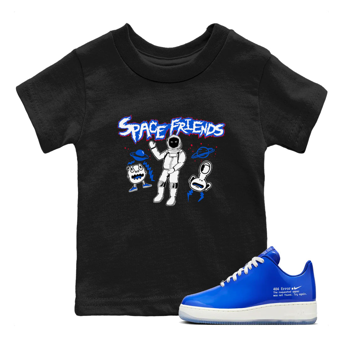 Space Friends snkmatch Tees Kids - Air Force 1 404 Error