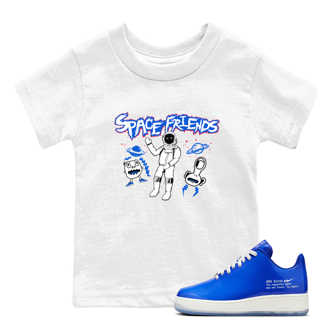 Space Friends snkmatch Tees Kids - Air Force 1 404 Error