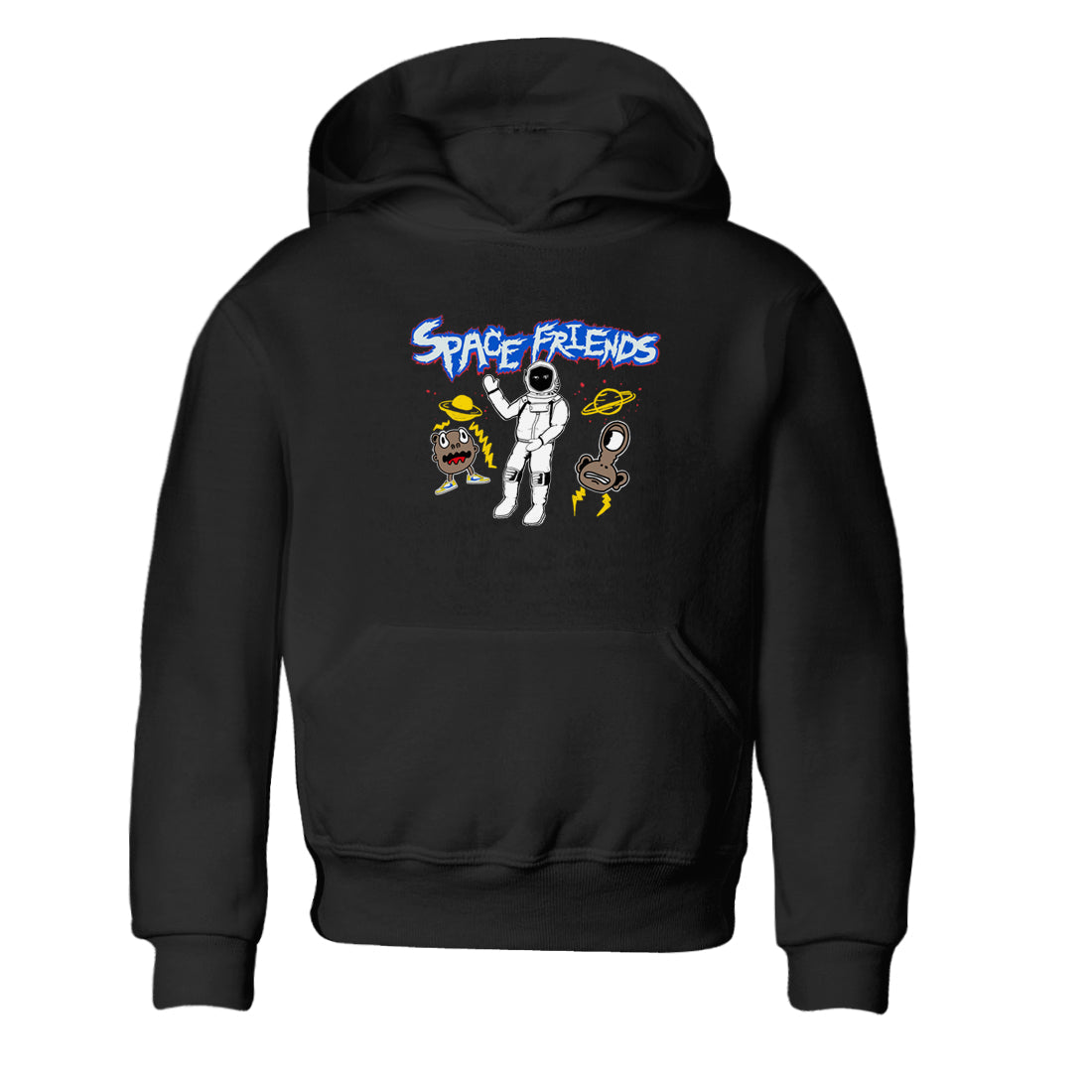 Space Friends snkmatch Tees Kids - Air Jordan 1 Travis Scott Canary