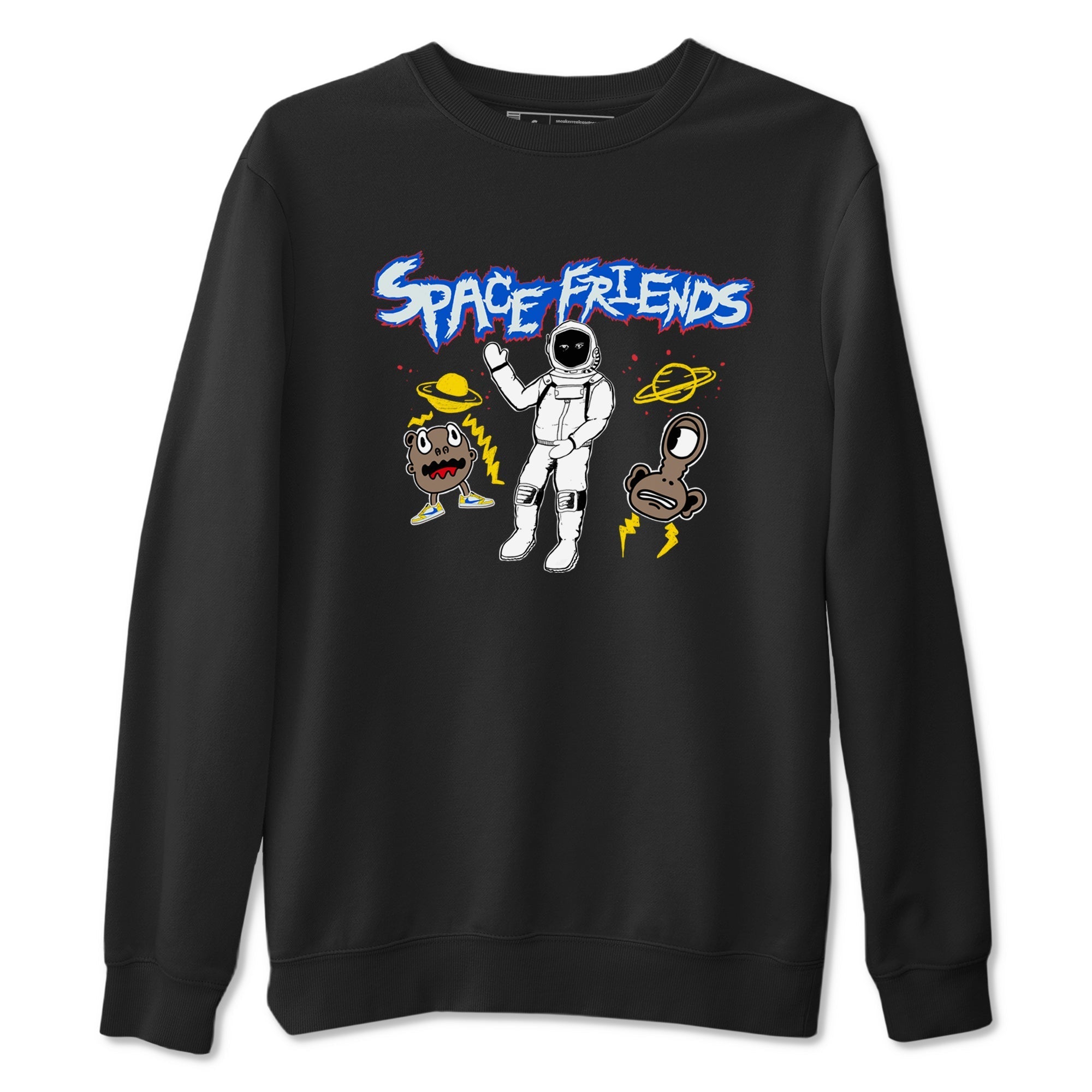 Space Friends snkmatch Tees - Air Jordan 1 Travis Scott Canary