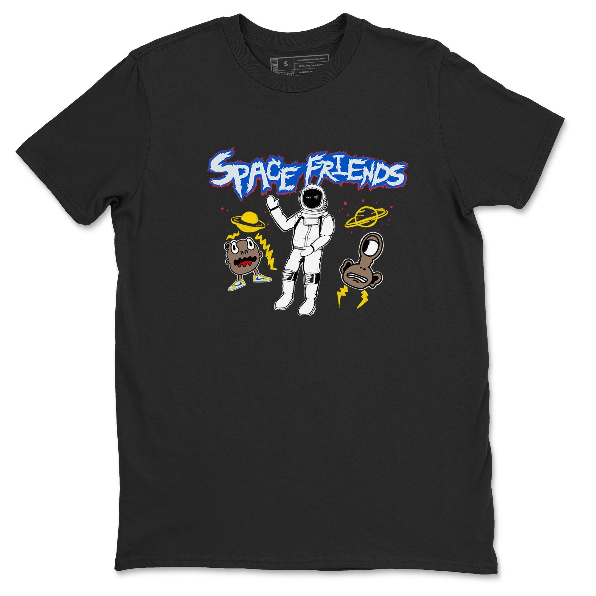 Space Friends snkmatch Tees - Air Jordan 1 Travis Scott Canary