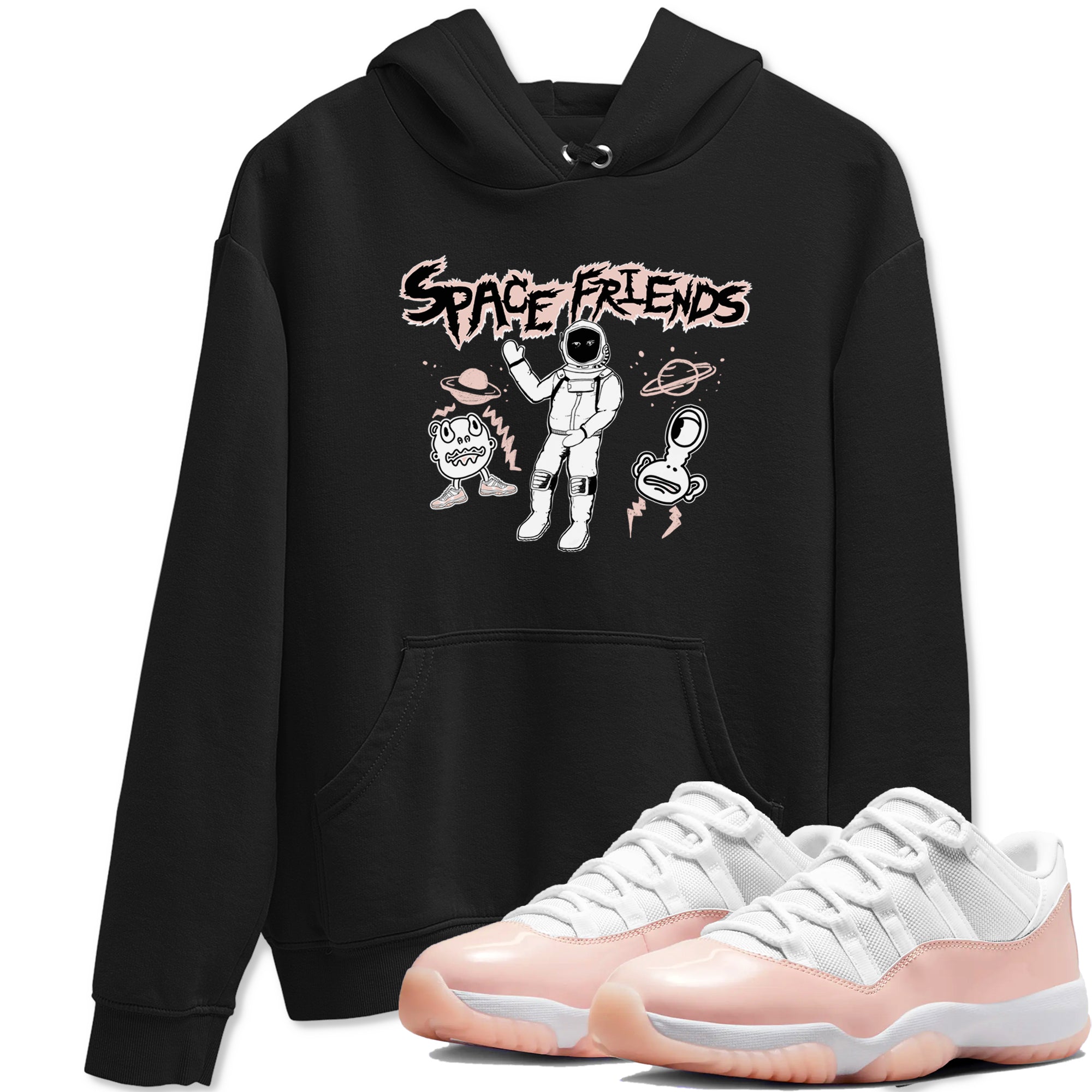 Space Friends snkmatch Tees - Air Jordan 11 Legend Pink