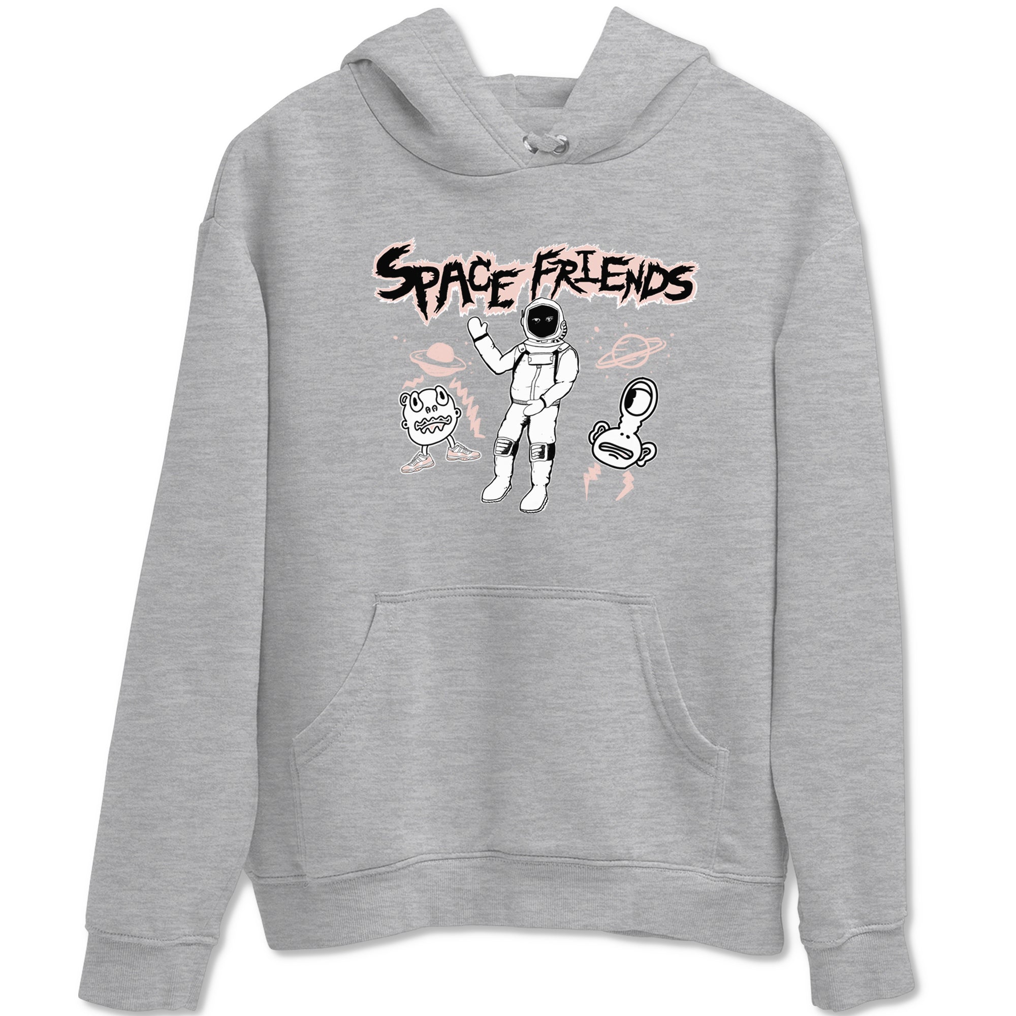 Space Friends snkmatch Tees - Air Jordan 11 Legend Pink