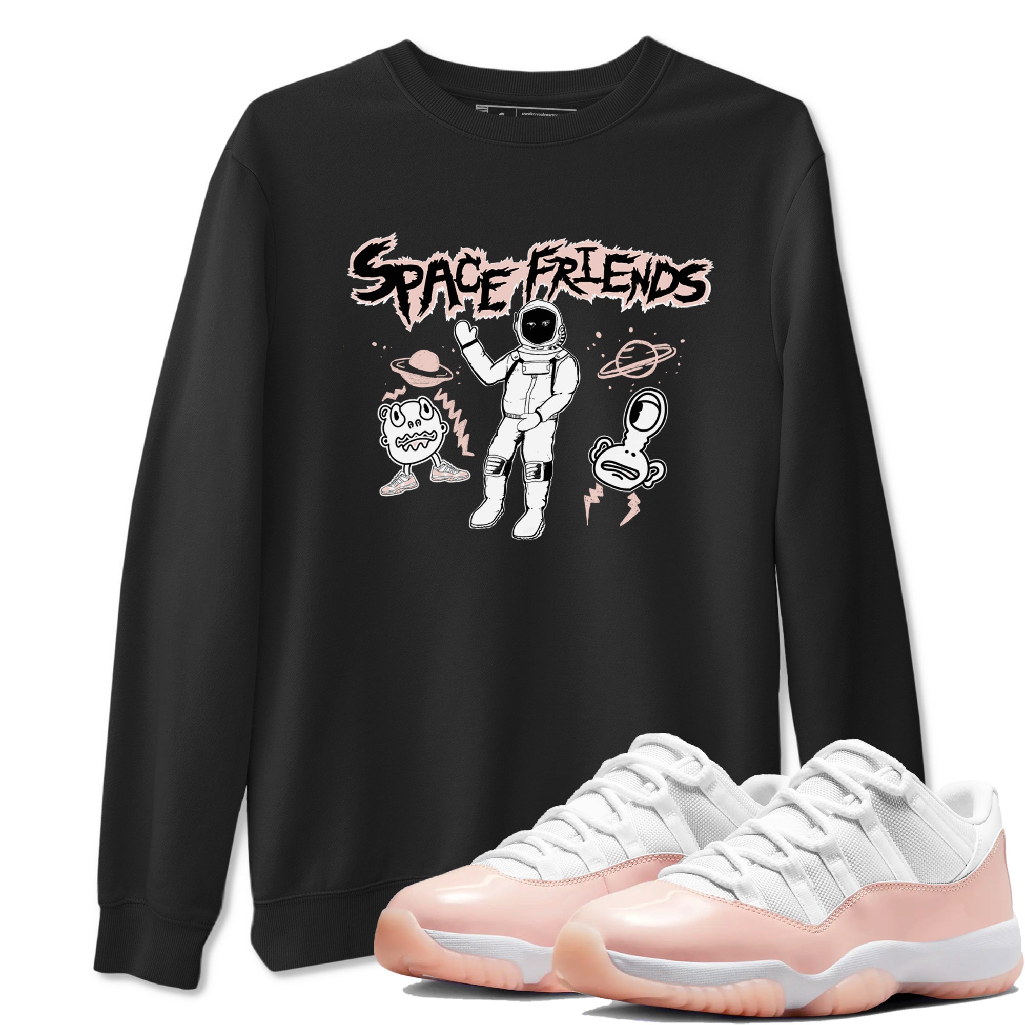 Space Friends snkmatch Tees - Air Jordan 11 Legend Pink
