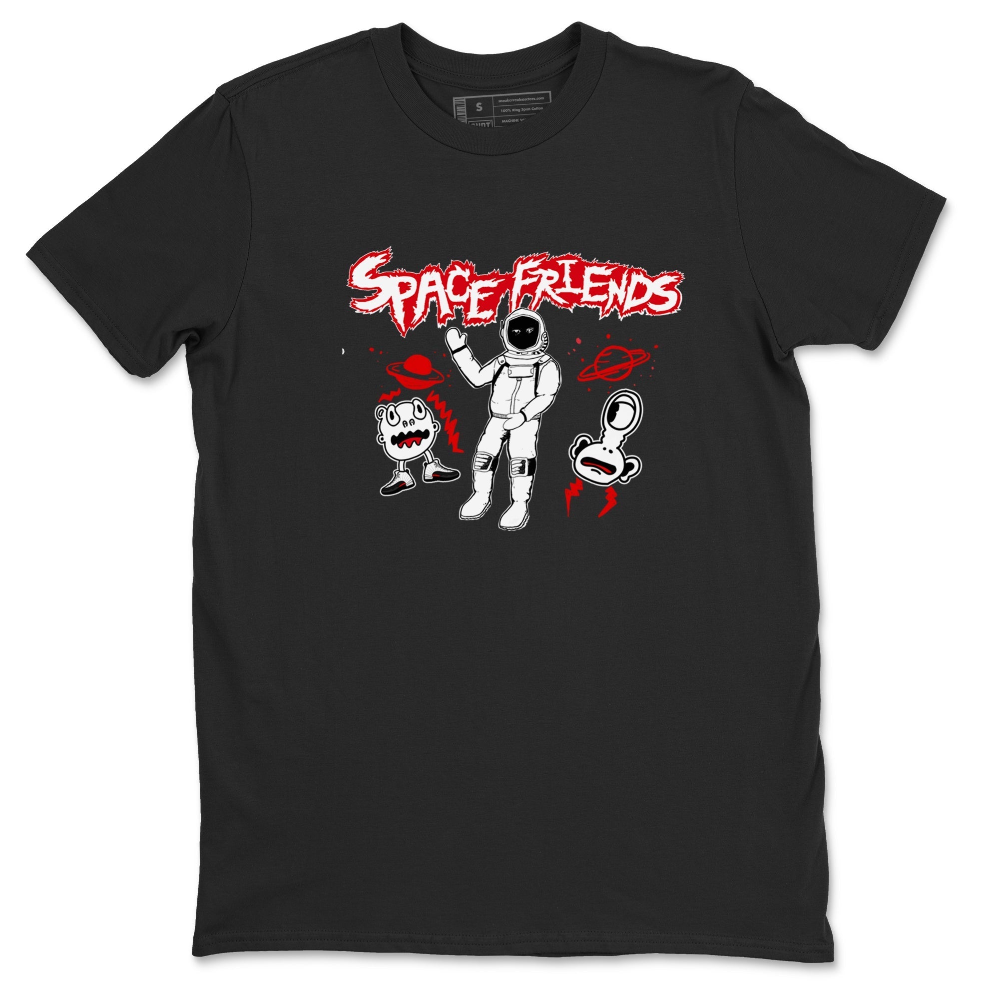 Space Friends snkmatch Tees - Air Jordan 12 Taxi Flip
