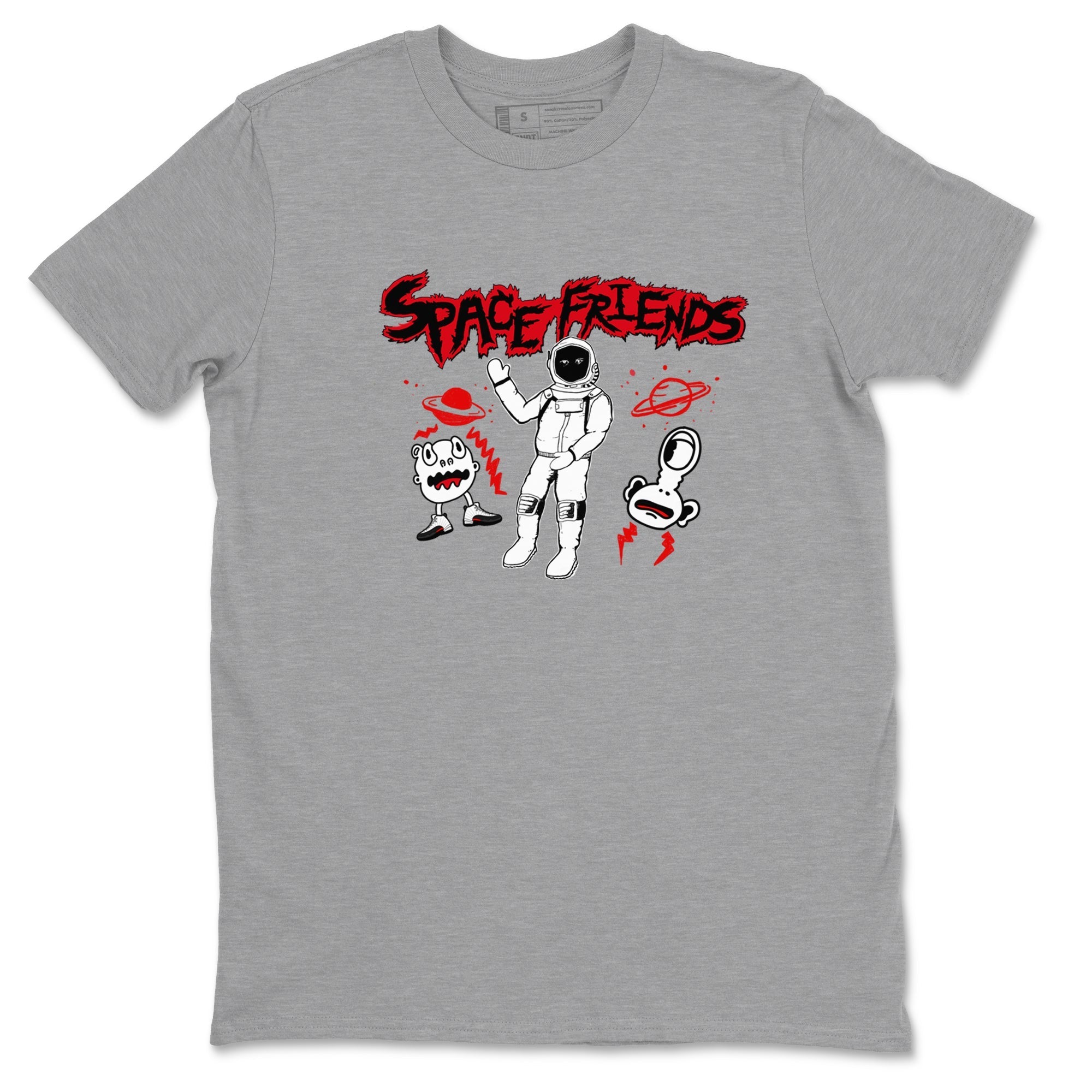 Space Friends snkmatch Tees - Air Jordan 12 Taxi Flip