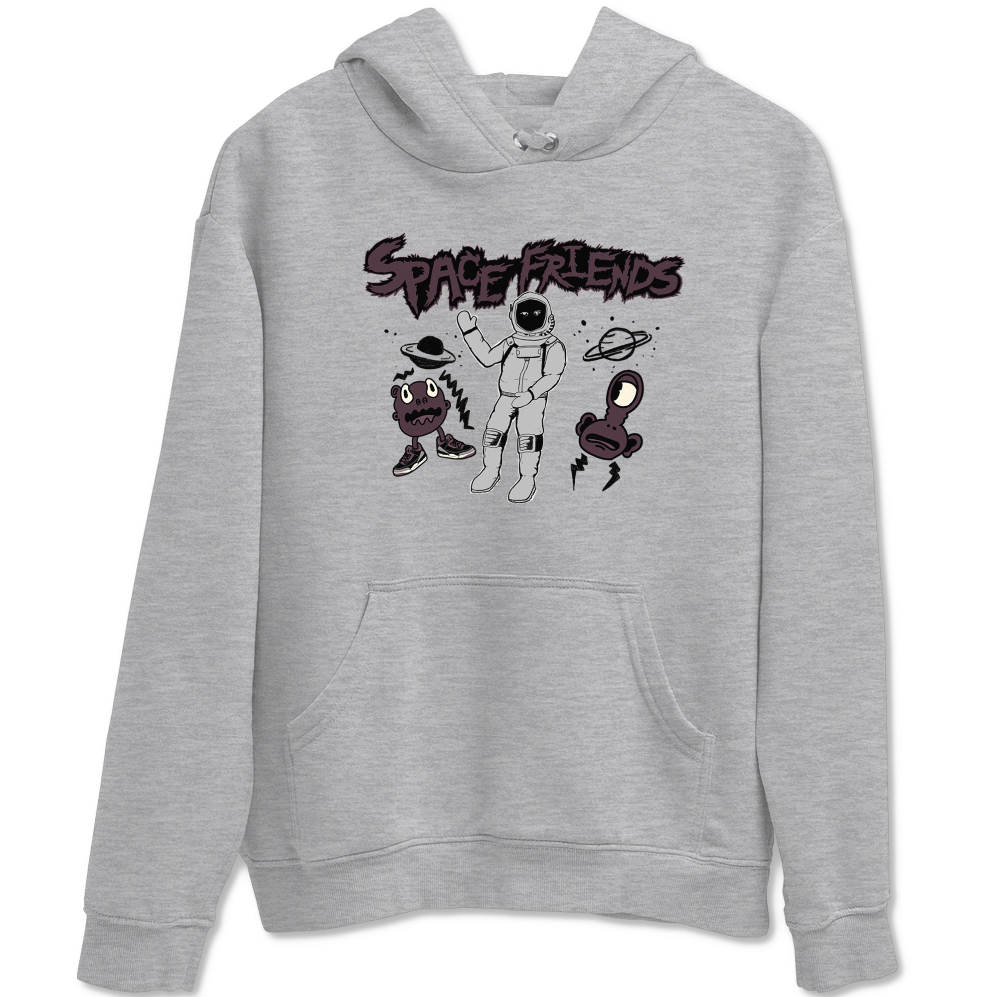 Space Friends snkmatch Tees - Air Jordan 3 A Ma Maniere x Black