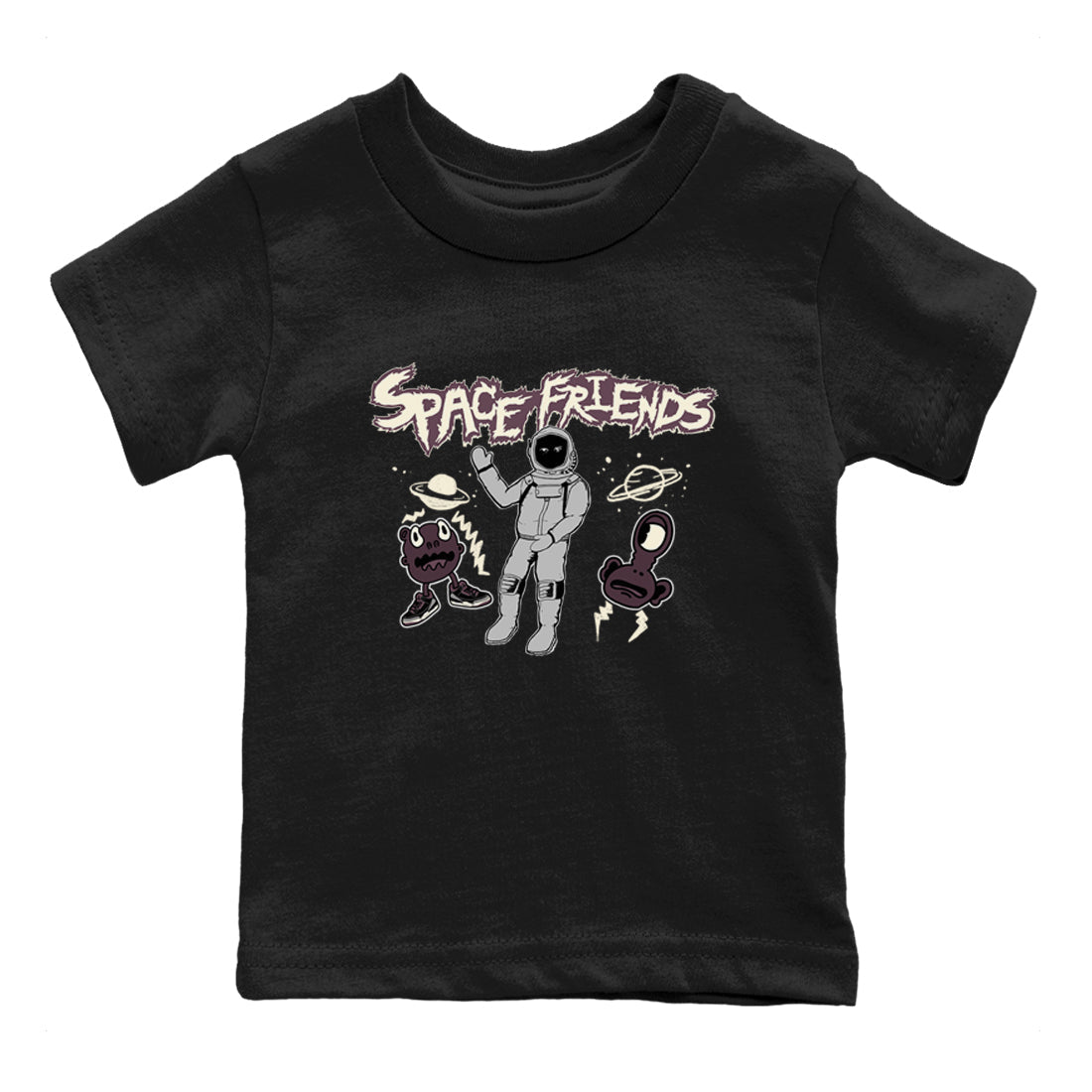 Space Friends snkmatch Tees Kids - Air Jordan 3 A Ma Maniere x Black