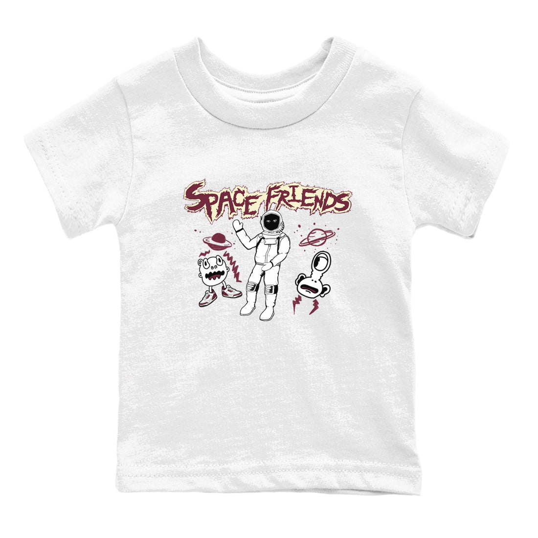Space Friends snkmatch Tees Kids - Air Jordan 3 A Ma Maniere x Burgundy Crush