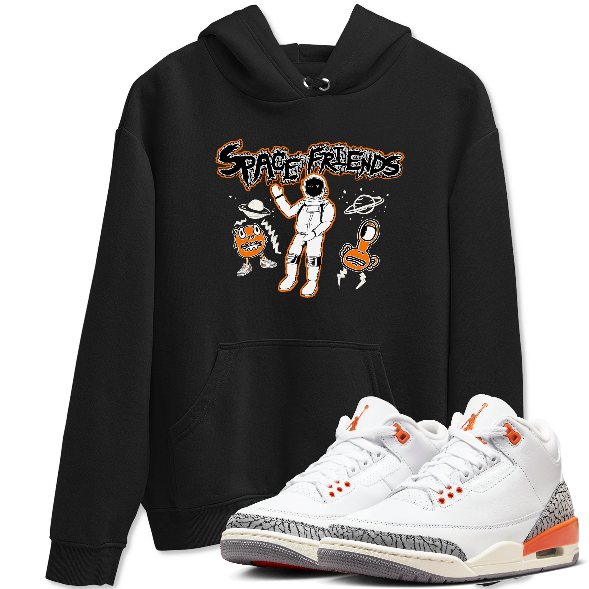 Space Friends snkmatch Tees - Air Jordan 3 Georgia Peach