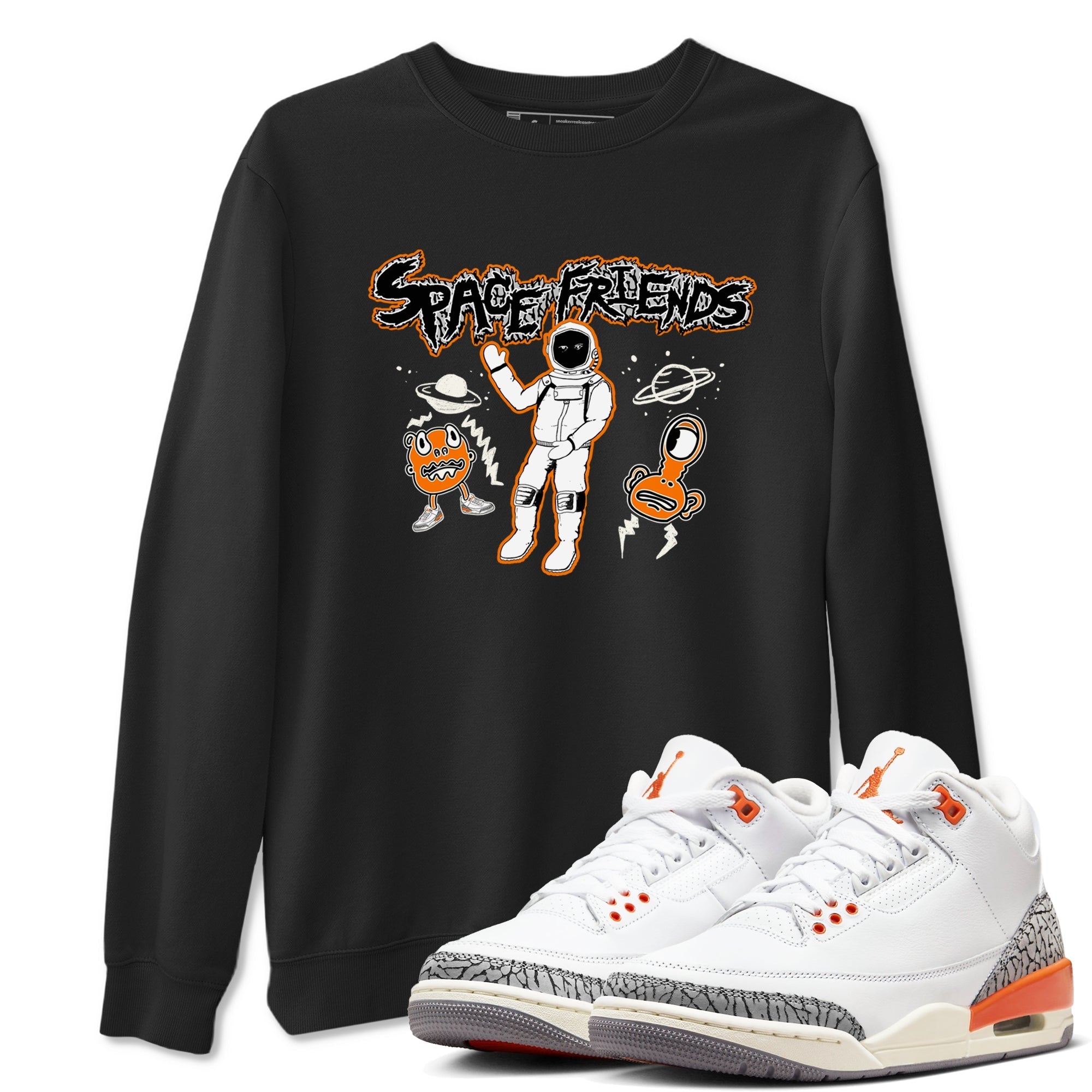 Space Friends snkmatch Tees - Air Jordan 3 Georgia Peach