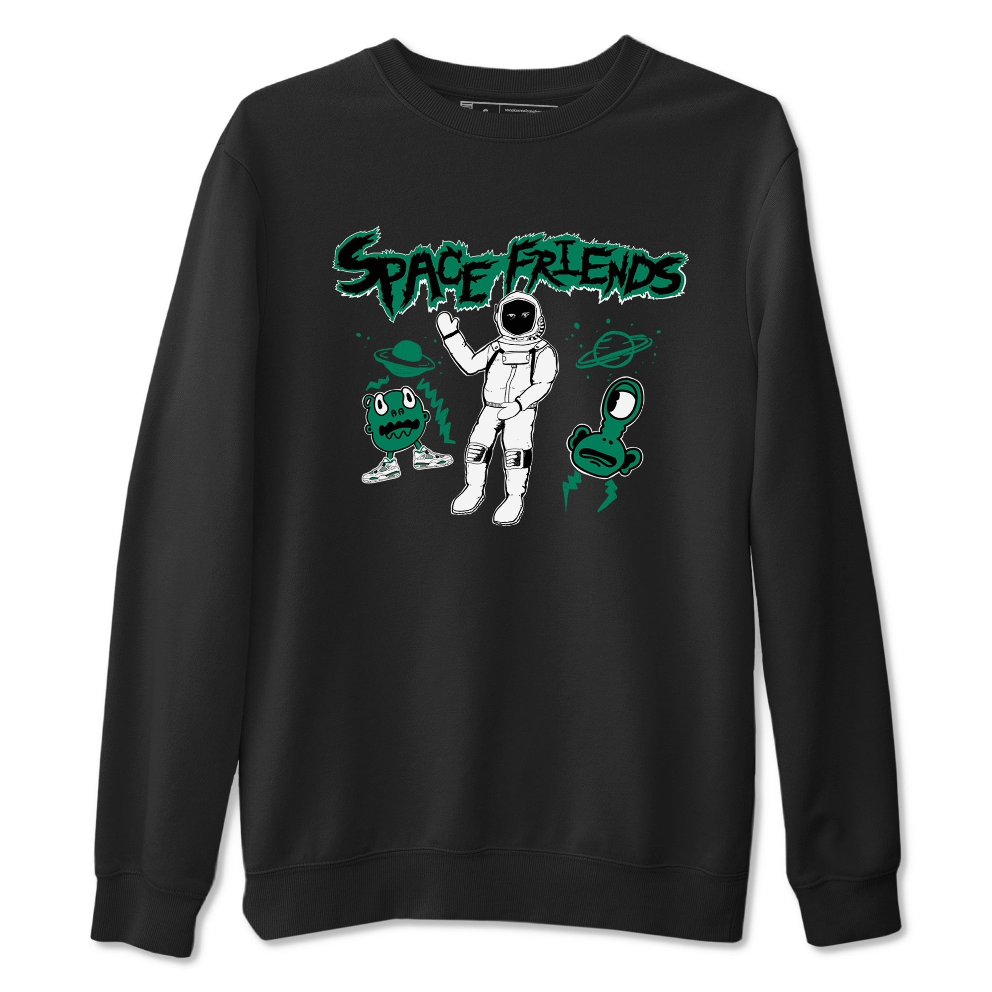 Space Friends snkmatch Tees - Air Jordan 4 Oxidized Green