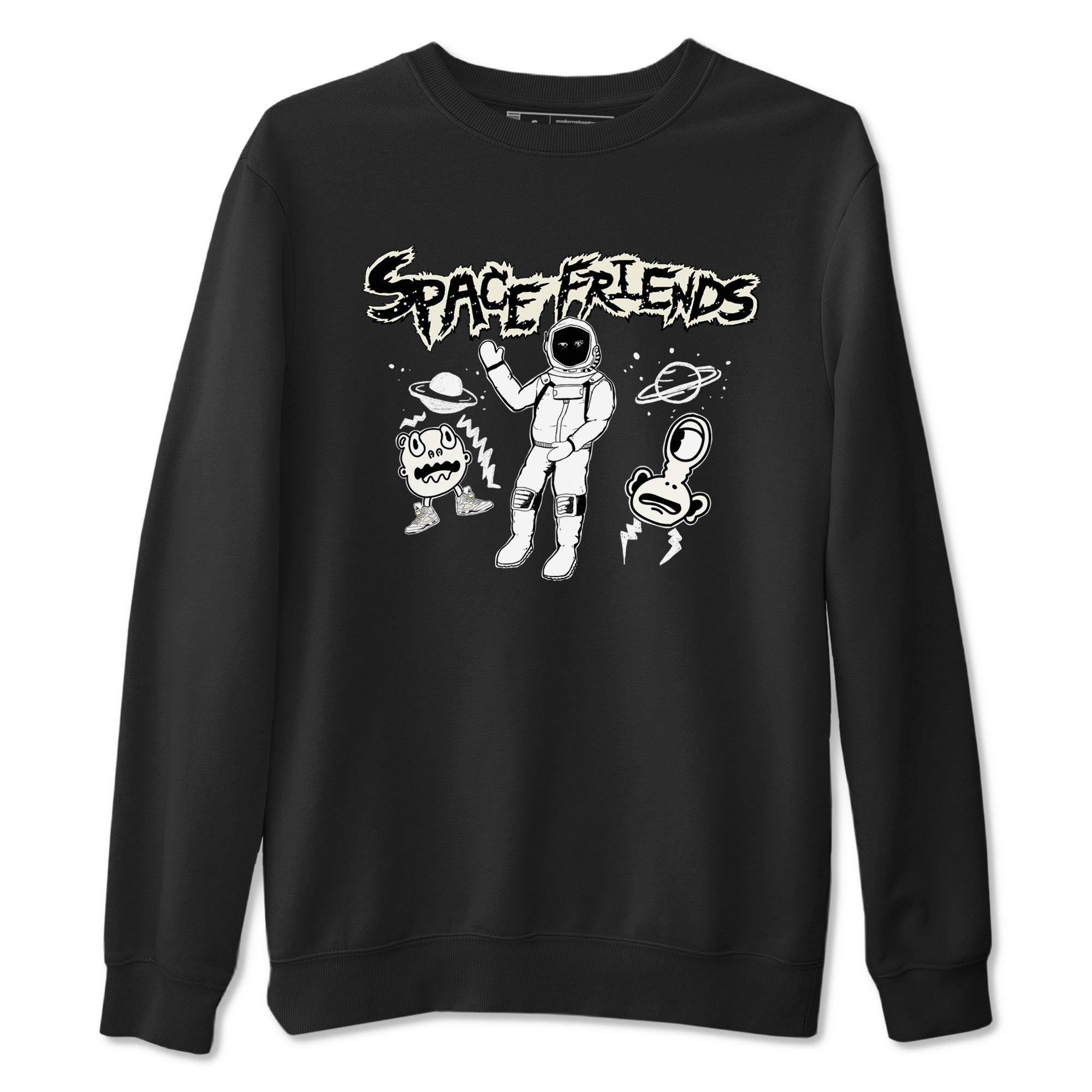 Space Friends snkmatch Tees - Air Jordan 5 Sail
