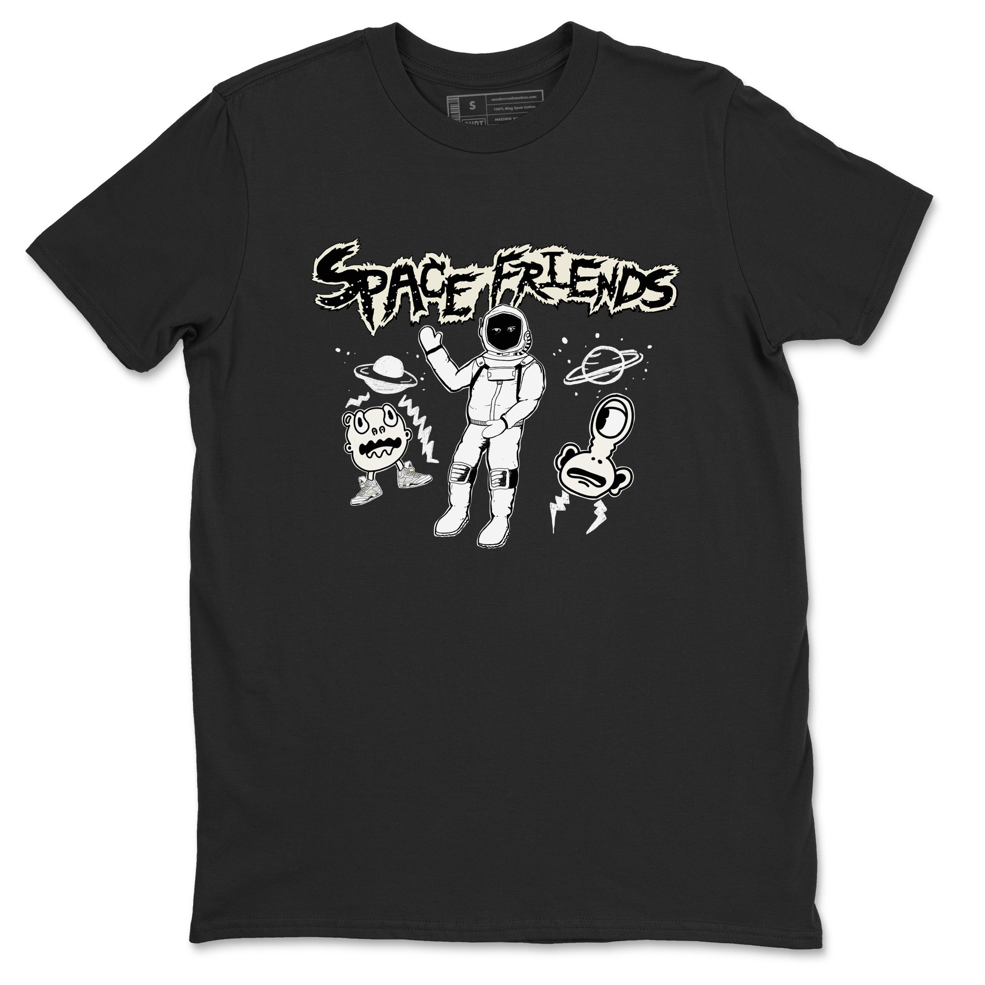 Space Friends snkmatch Tees - Air Jordan 5 Sail