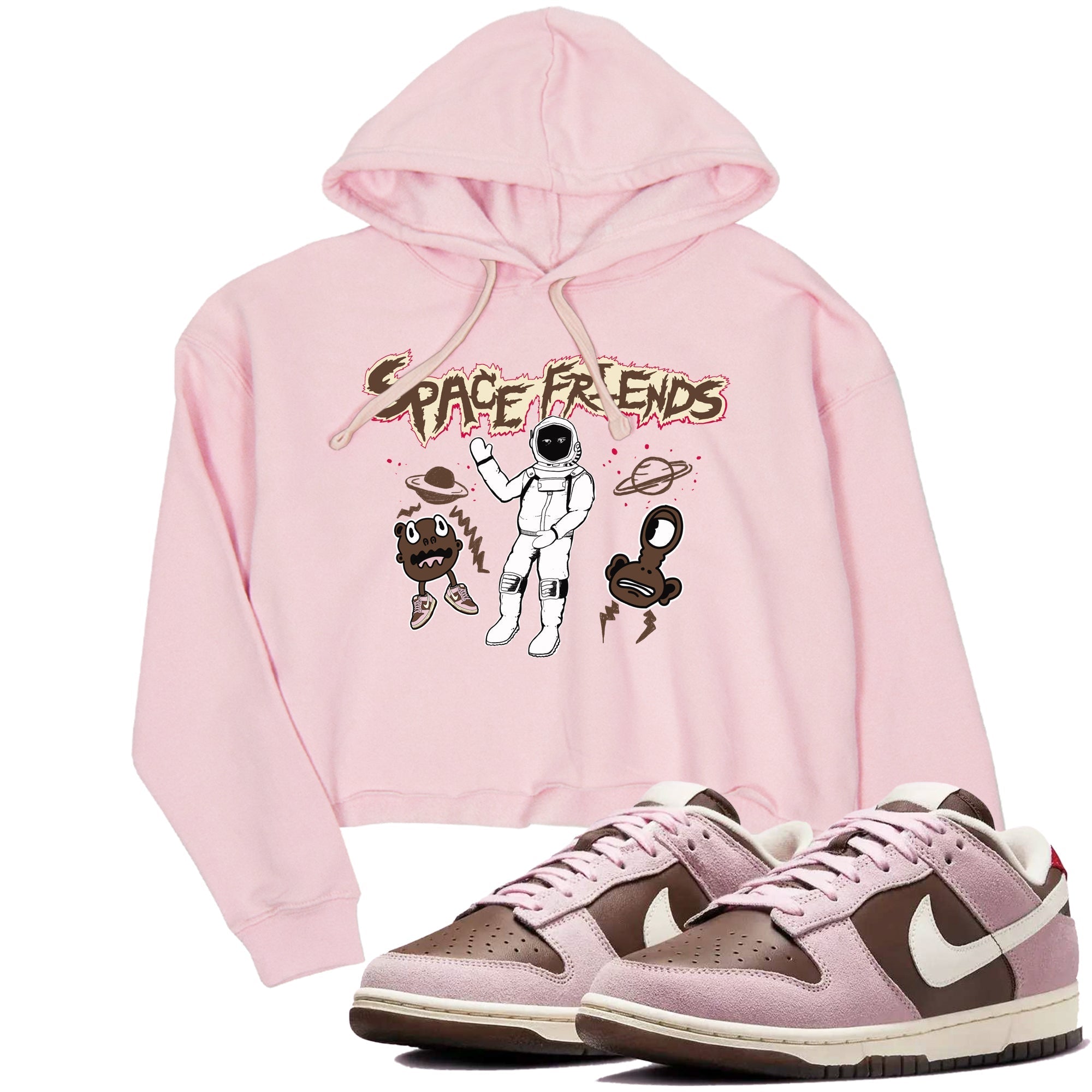 Space Friends snkmatch Women's Top - Dunk Cacao Wow And Pink Foam