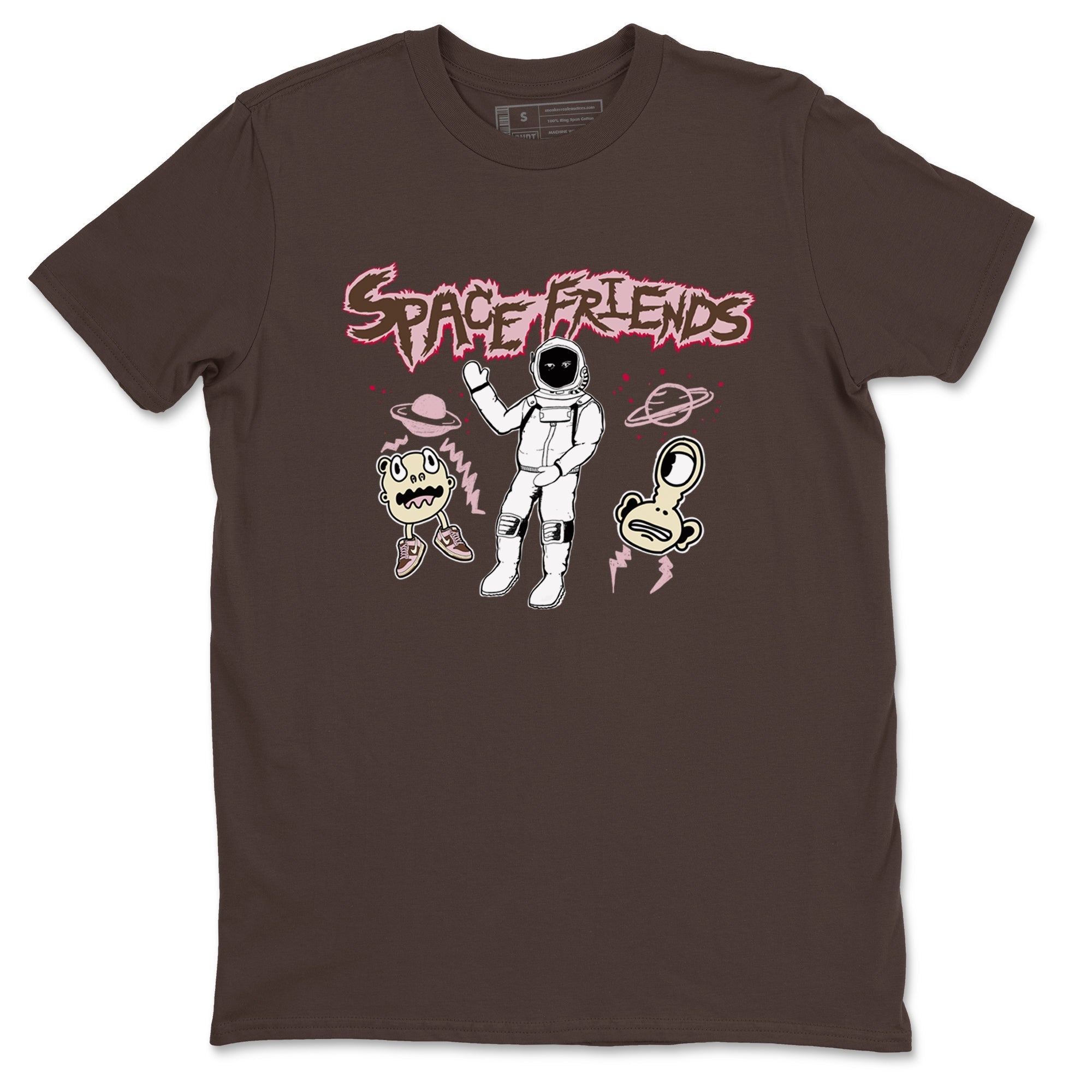 Space Friends snkmatch Tees - Dunk Cacao Wow And Pink Foam