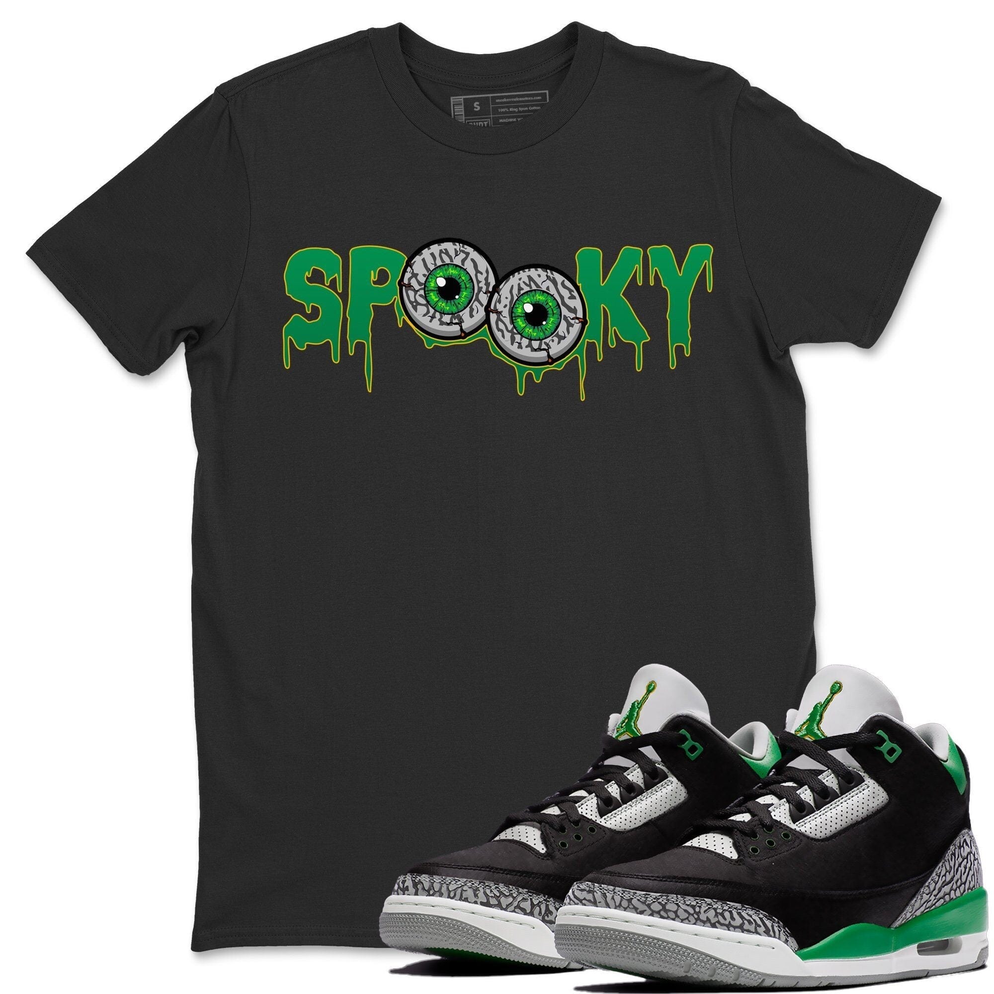 Spooky Unisex Tops - Air Jordan 3 Pine Green