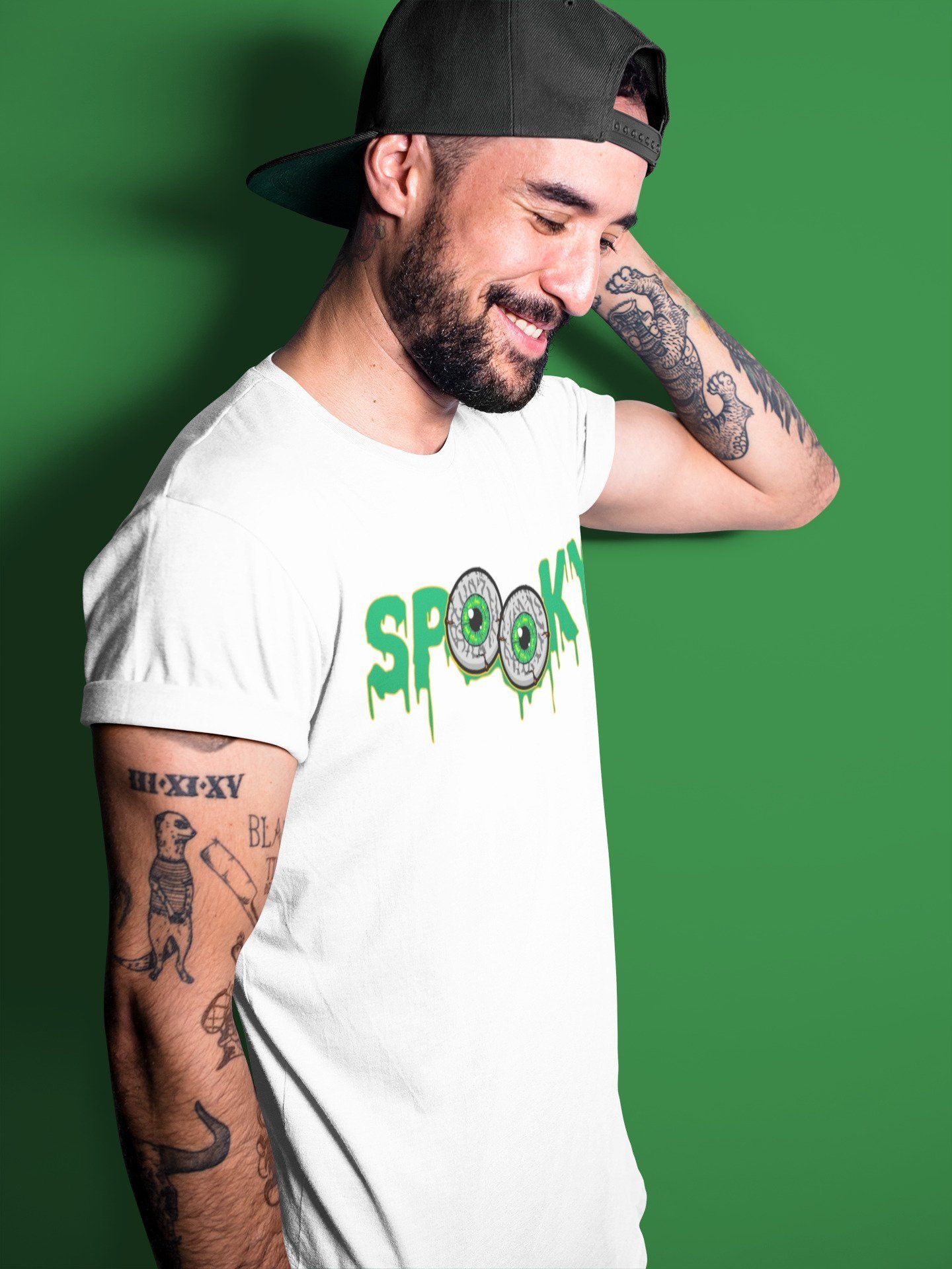 Spooky Unisex Tops - Air Jordan 3 Pine Green