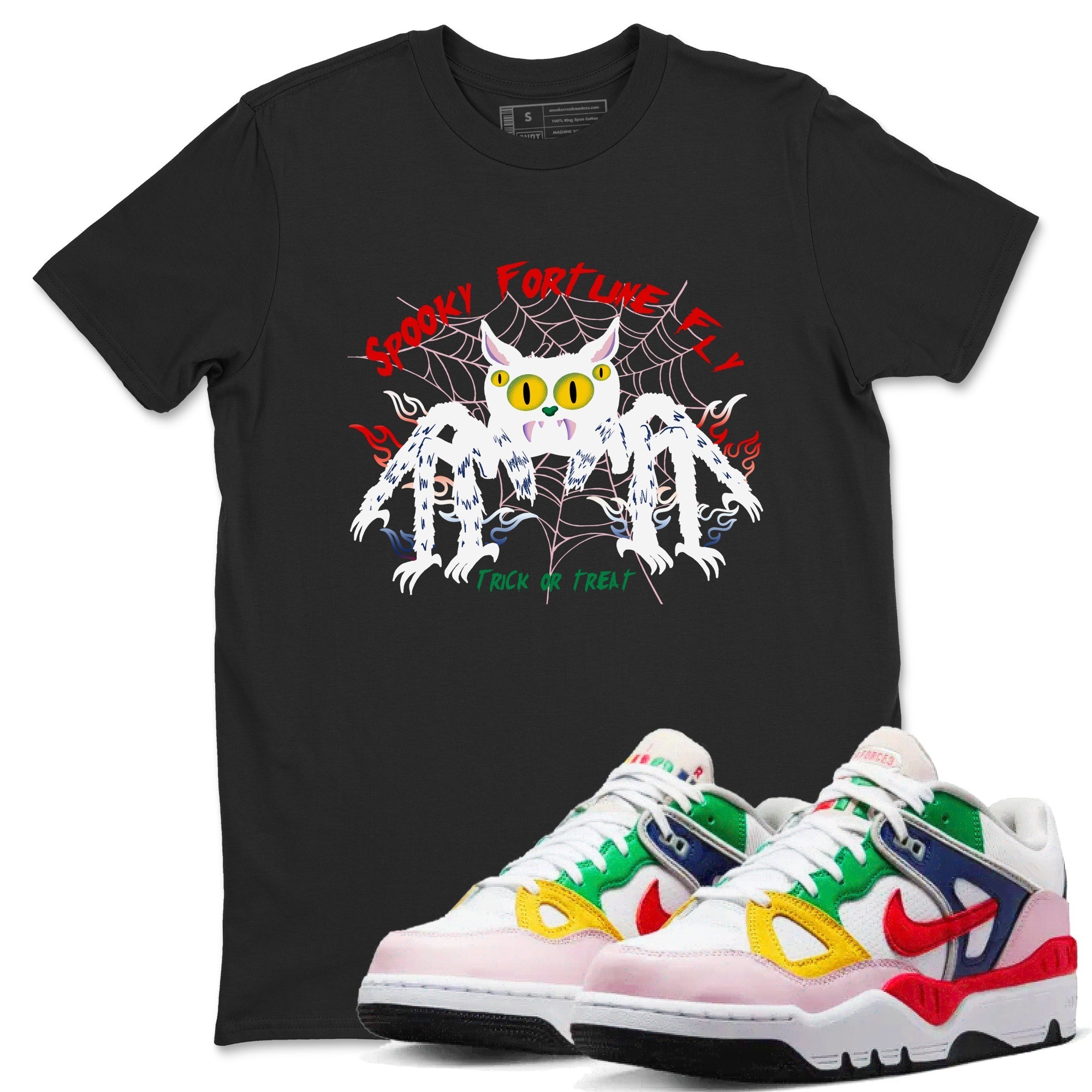 Spooky Fortune Fly snkmatch Tees - Air Force 3 Blue Void and Tour Yellow