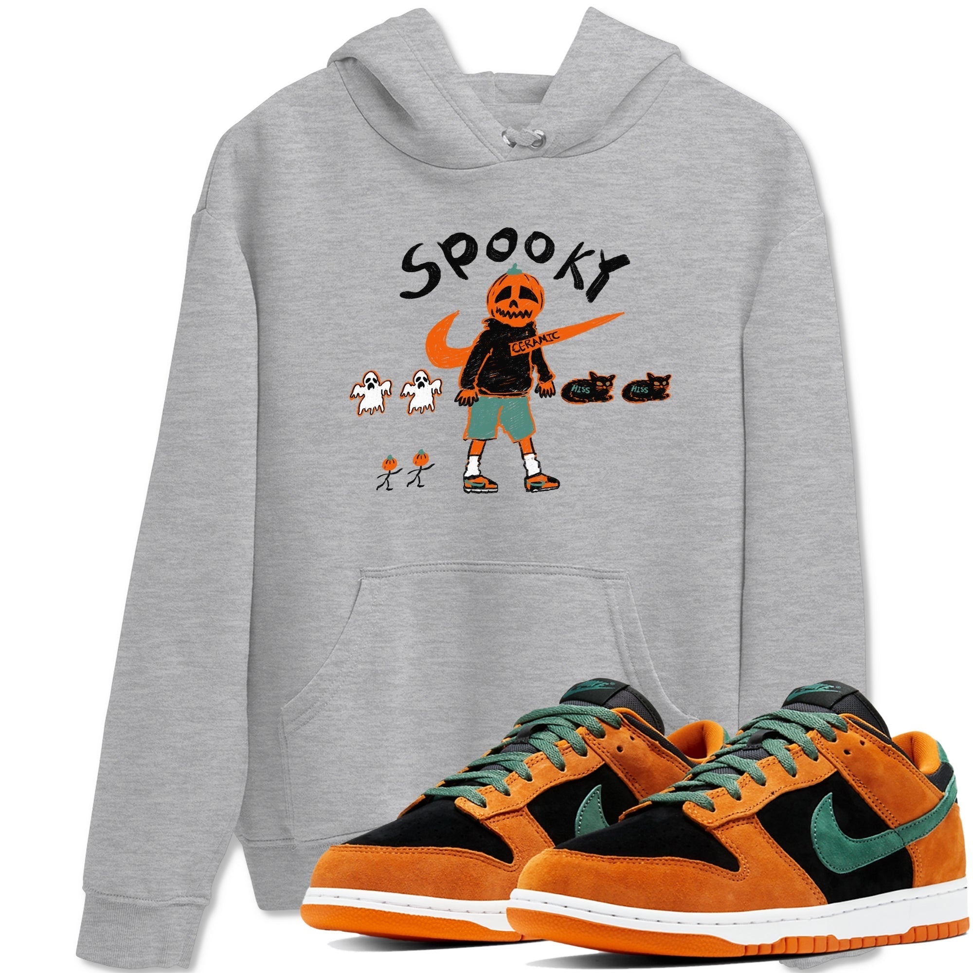 Spooky Pumpkin snkmatch Tees - Dunk Ceramic