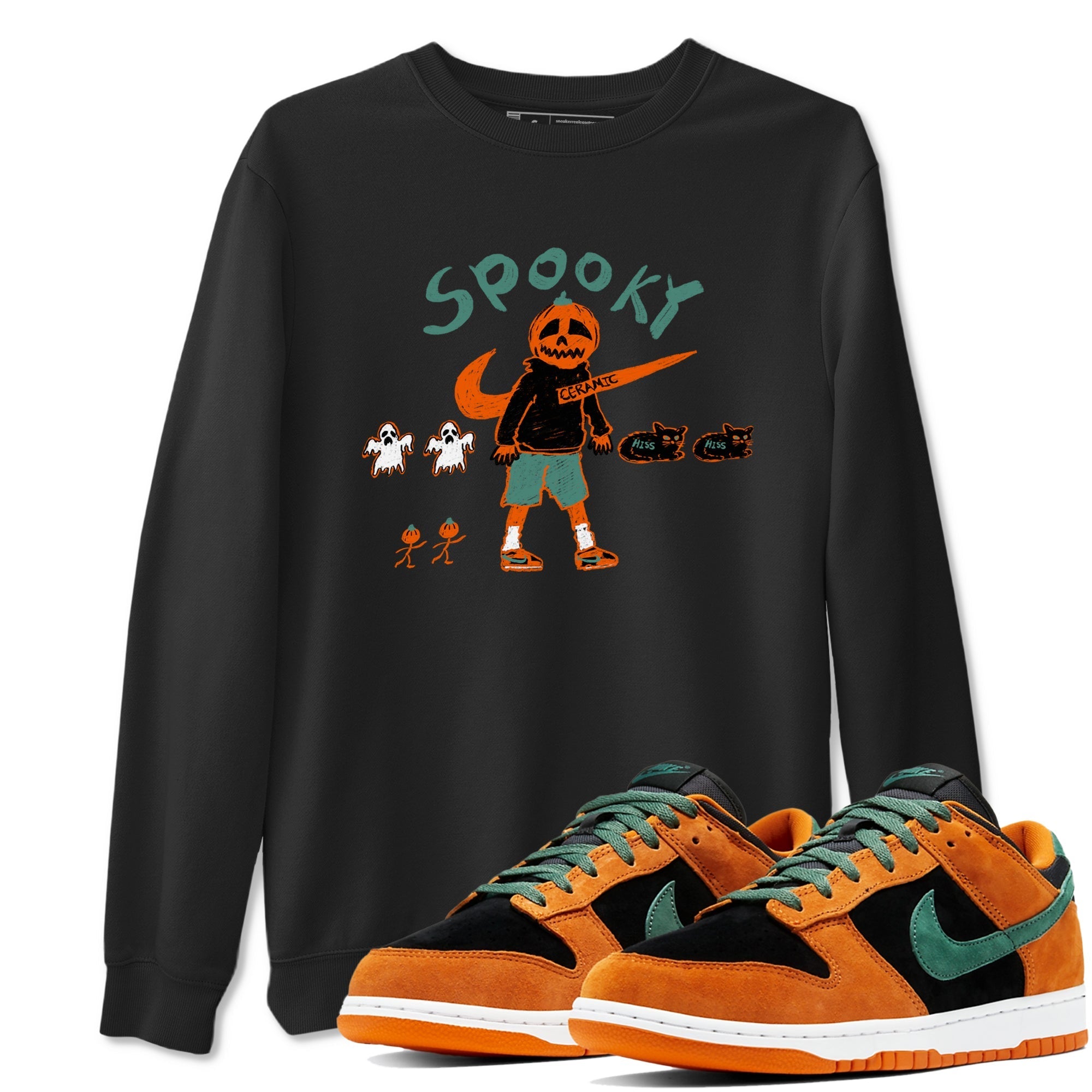 Spooky Pumpkin snkmatch Tees - Dunk Ceramic