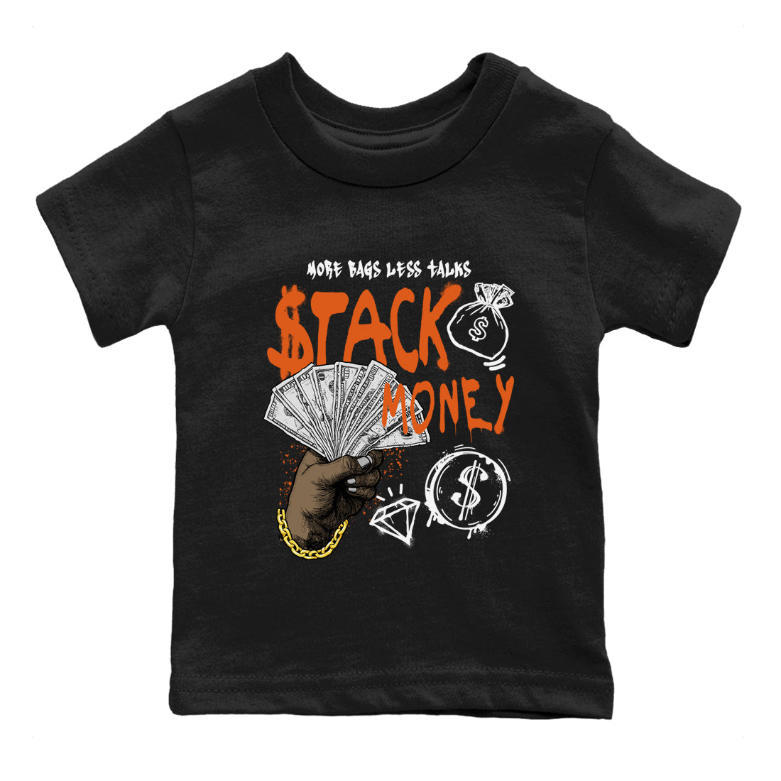 Stack Money snkmatch Tees Kids - Air Jordan 1 Shattered Backboard