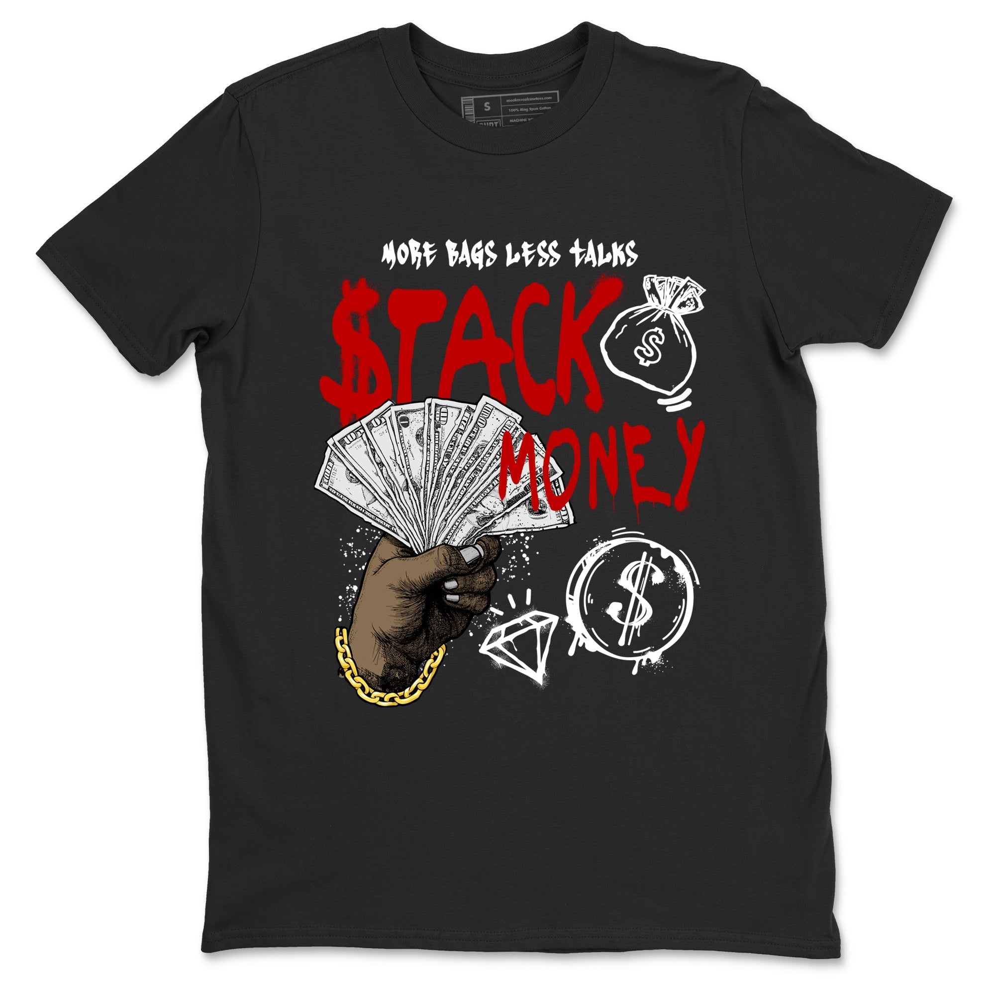 Stack Money snkmatch Tees - Air Jordan 11 Bred