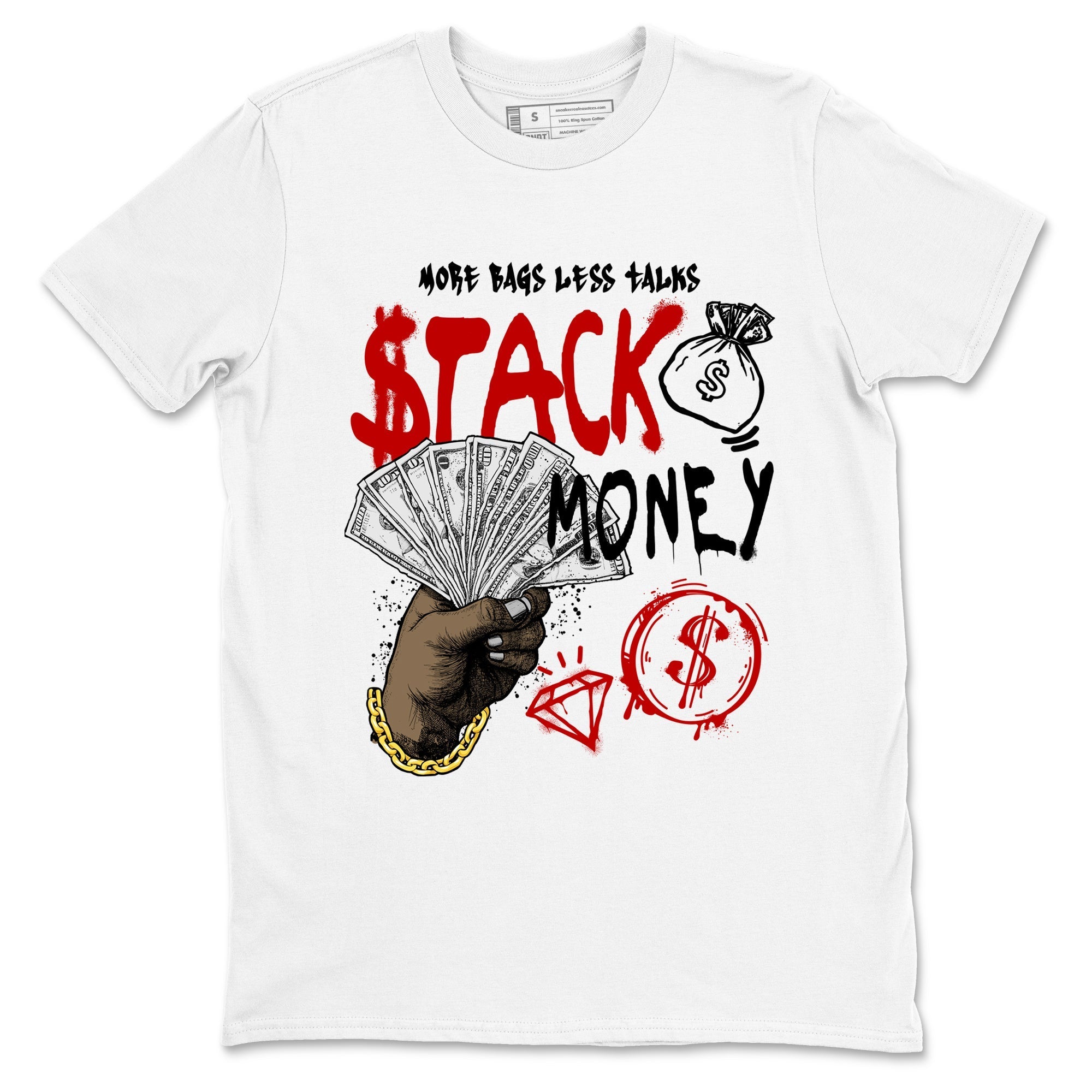 Stack Money snkmatch Tees - Air Jordan 11 Bred