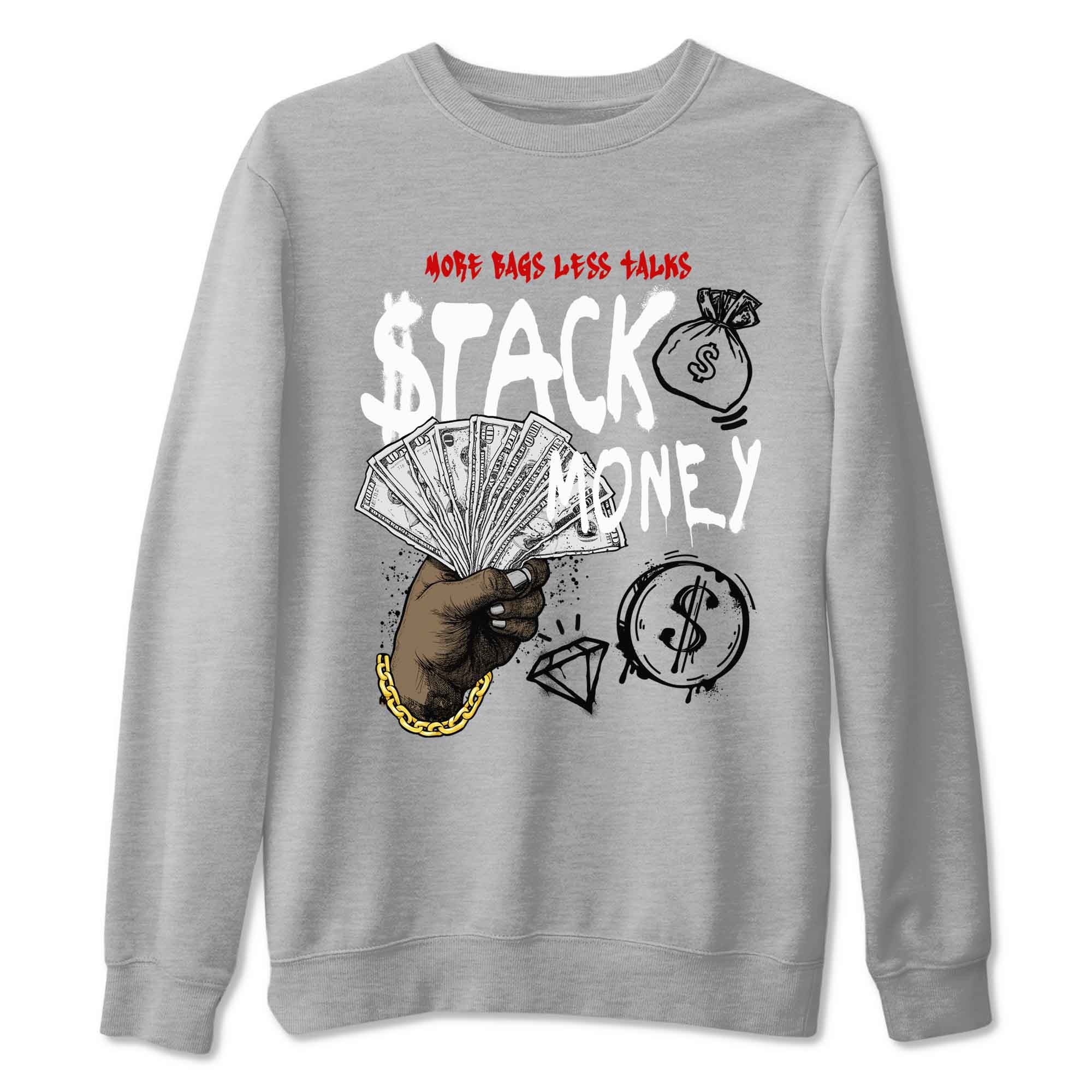 Stack Money snkmatch Tees - Air Jordan 4 White Cement