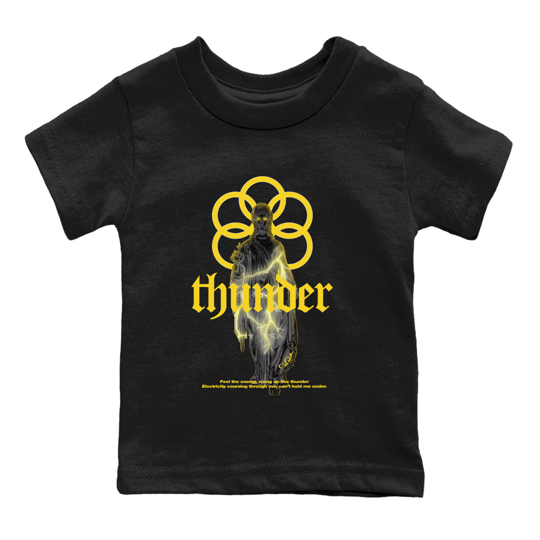 Statue Woman Kids Tops - Air Jordan 4 Thunder