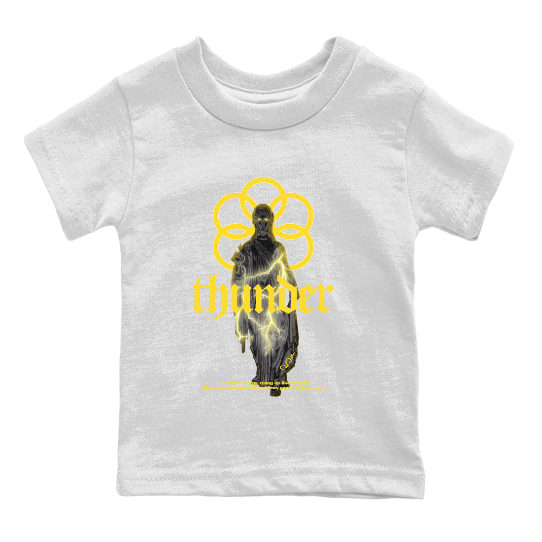 Statue Woman Kids Tops - Air Jordan 4 Thunder