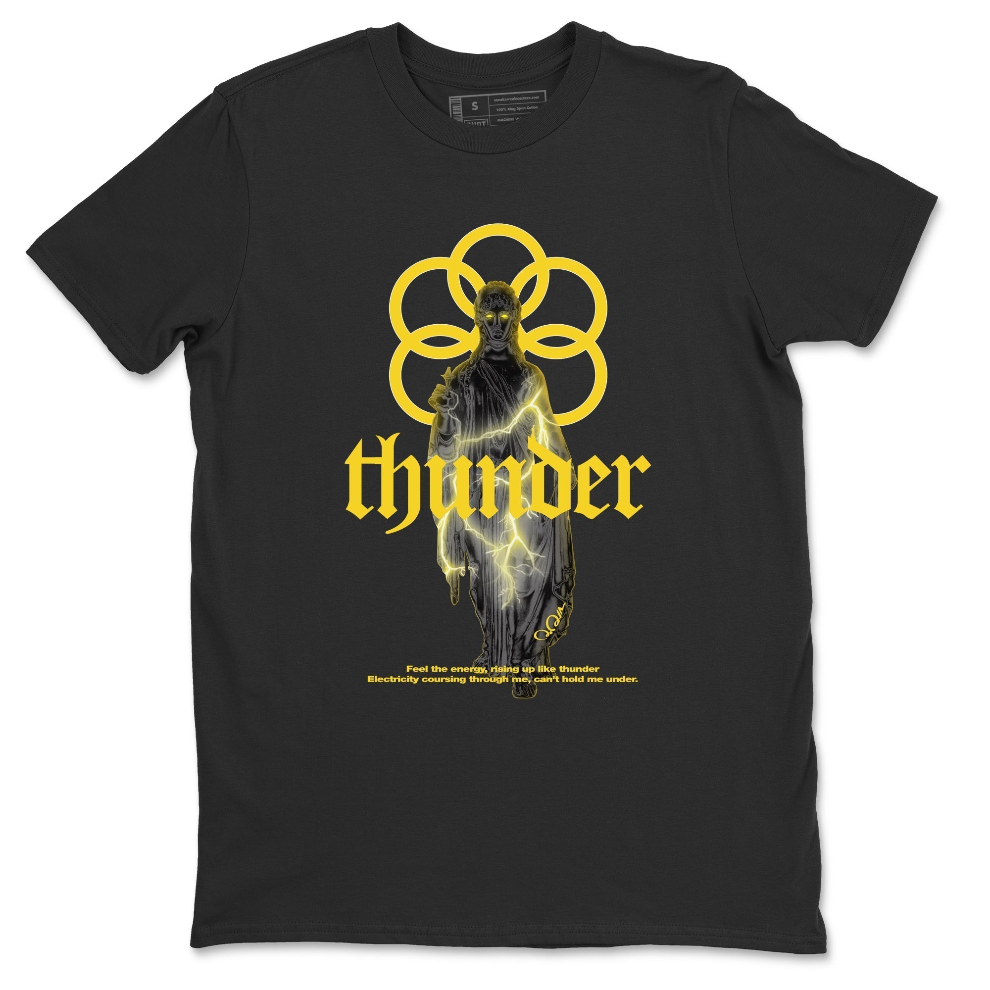 Statue Woman Unisex Tops - Air Jordan 4 Thunder