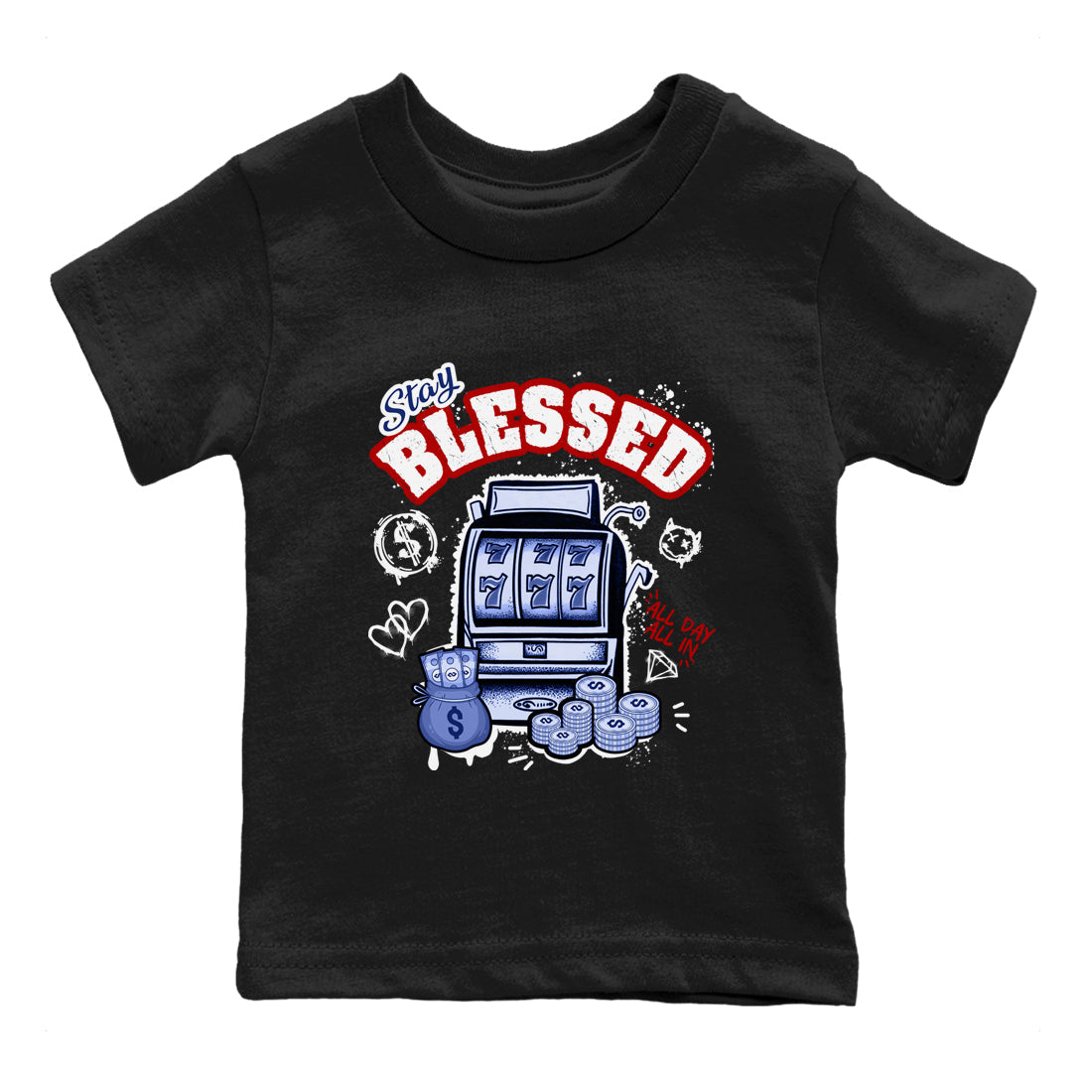 Stay Blessed snkmatch Tees Kids - Air Jordan 1 Rare Air