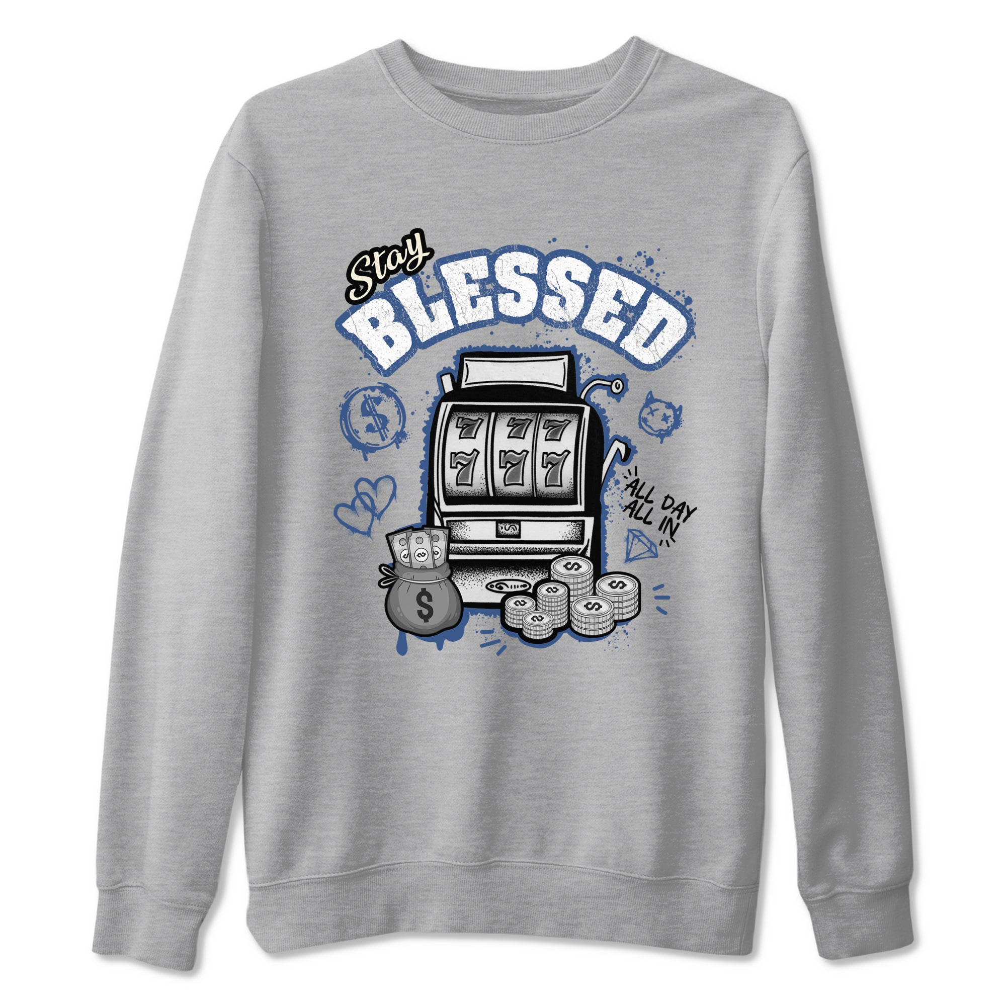 Stay Blessed snkmatch Tees - Air Jordan 3 A Ma Maniere x Diffused Blue