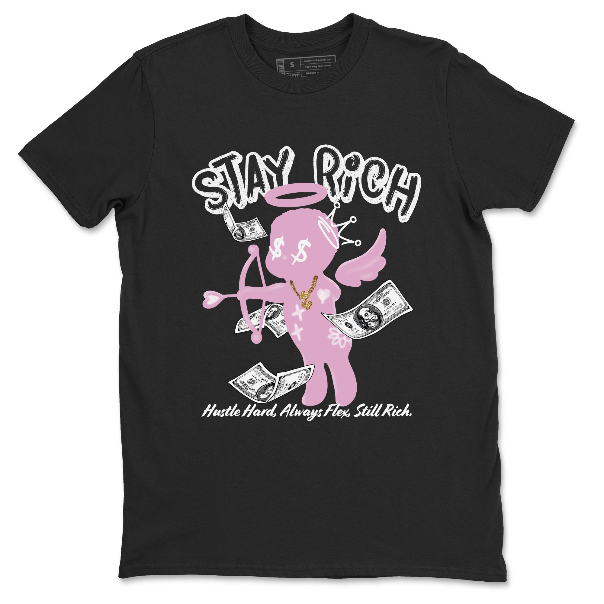 Stay Rich snkmatch Tees - Air Jordan 4 Orchid