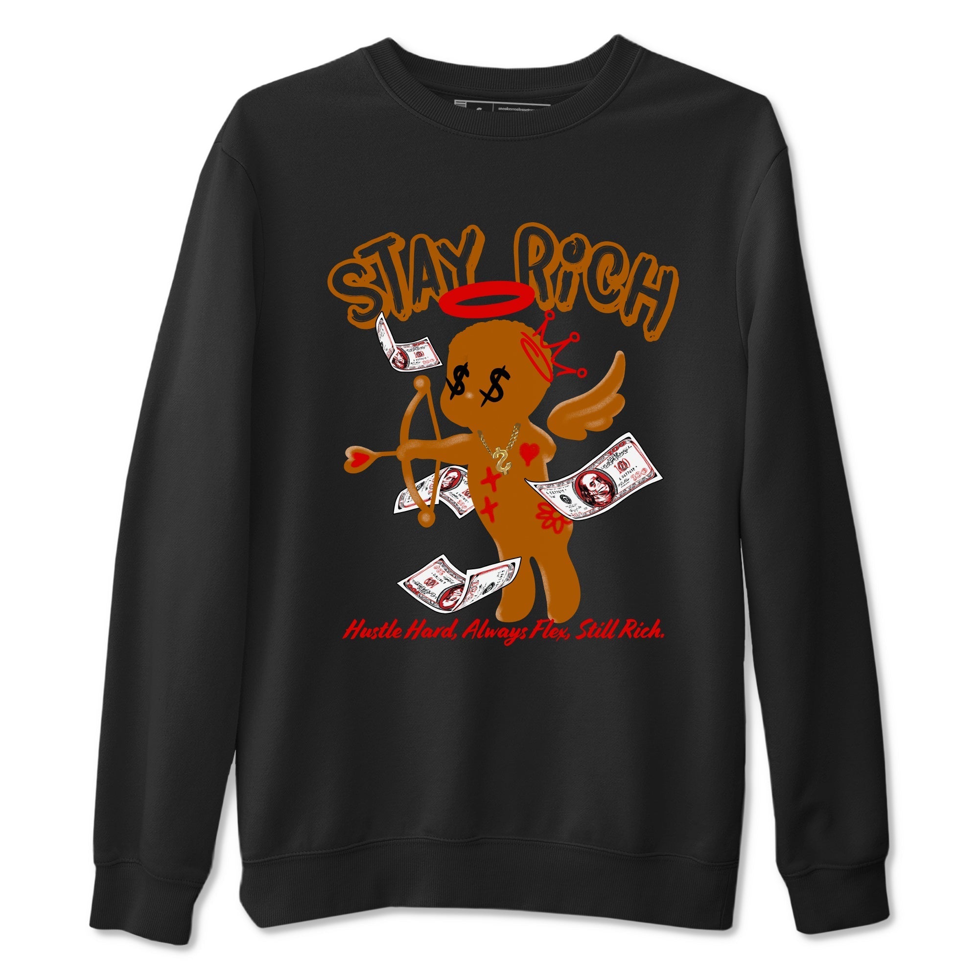 Stay Rich snkmatch Tees - Air Jordan 5 Archaeo Brown