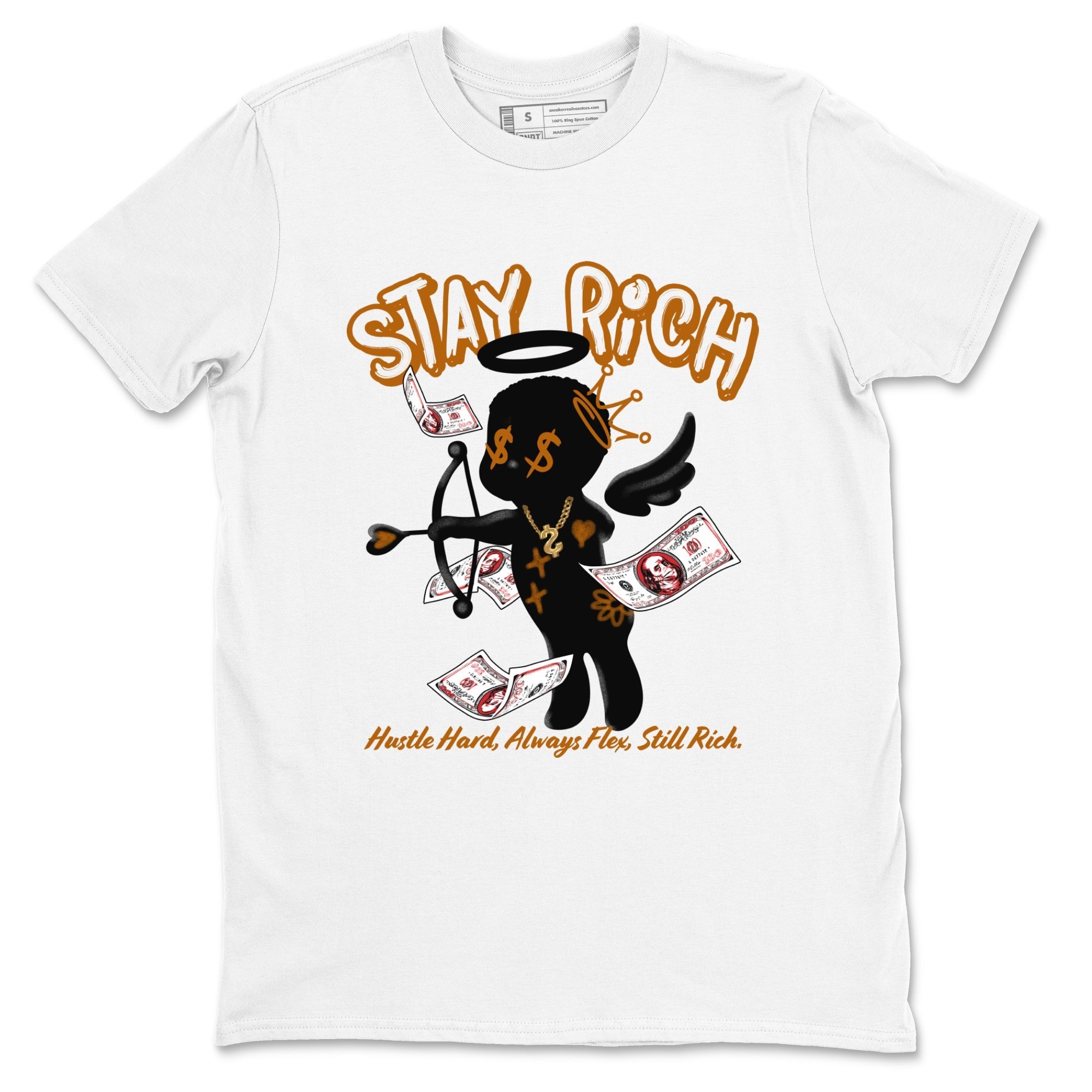 Stay Rich snkmatch Tees - Air Jordan 5 Archaeo Brown