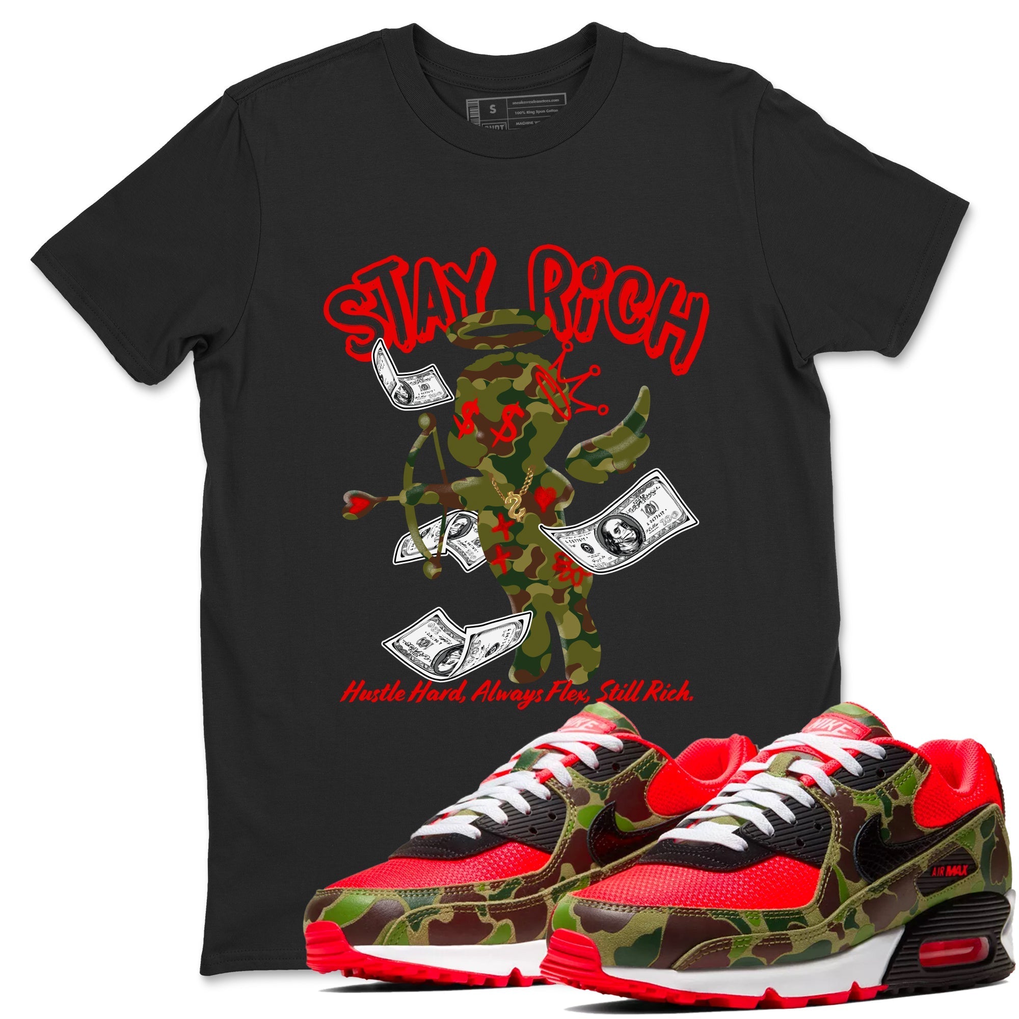 Stay Rich snkmatch Tees - Air Max 90 Reverse Duck Camo