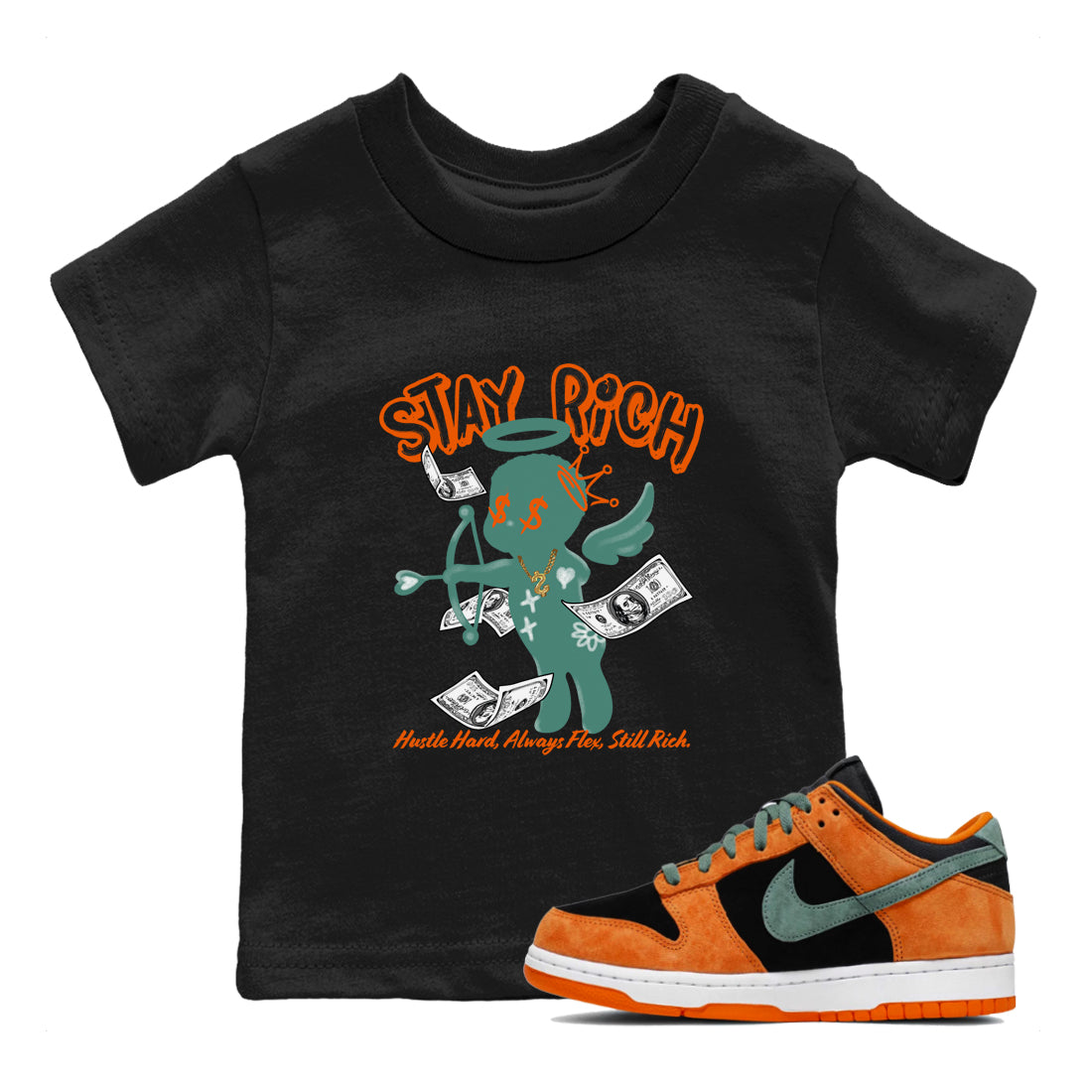 Stay Rich snkmatch Tees Kids - Dunk Ceramic