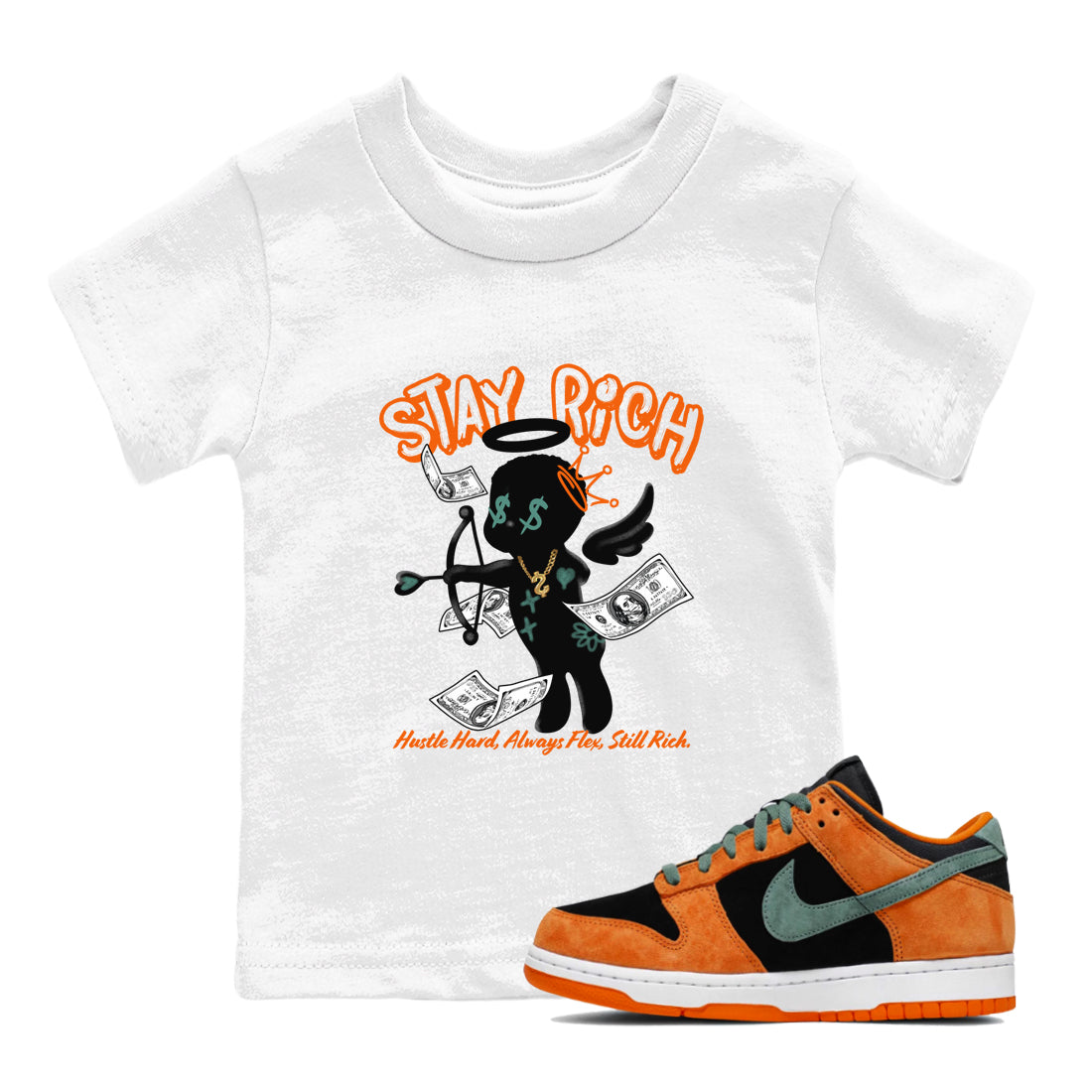 Stay Rich snkmatch Tees Kids - Dunk Ceramic
