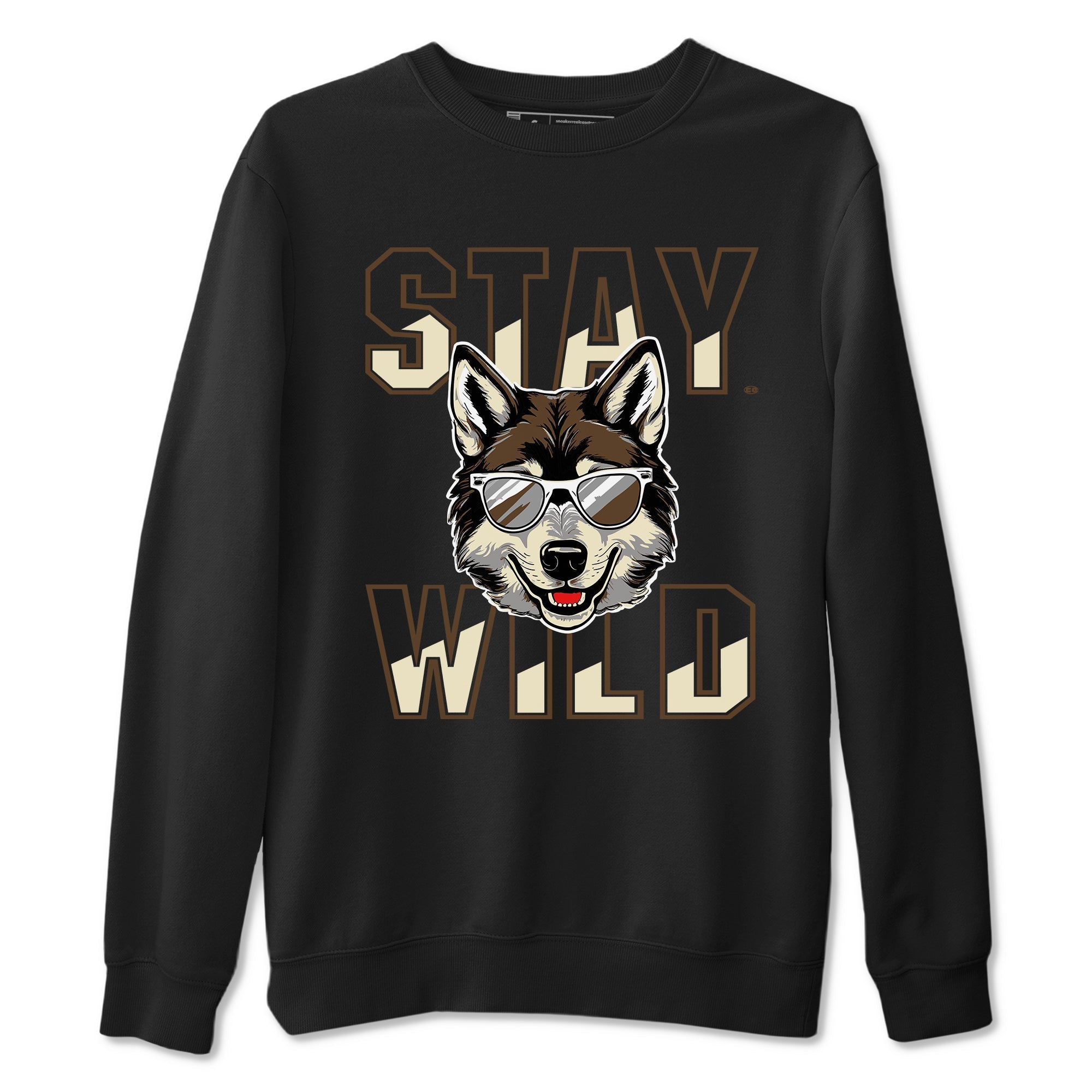 Stay Wild snkmatch Tees - Air Jordan 1 Mocha