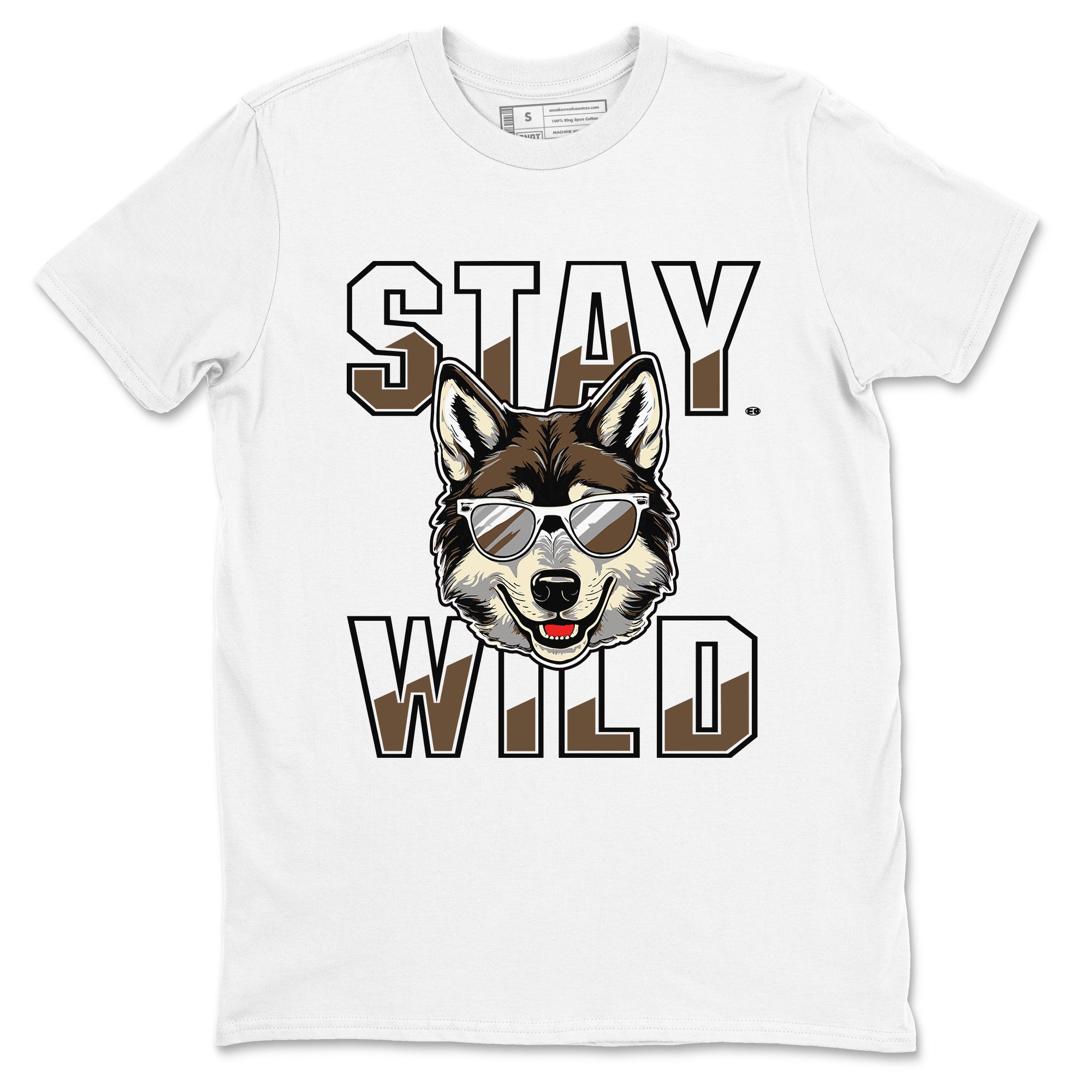 Stay Wild snkmatch Tees - Air Jordan 1 Mocha