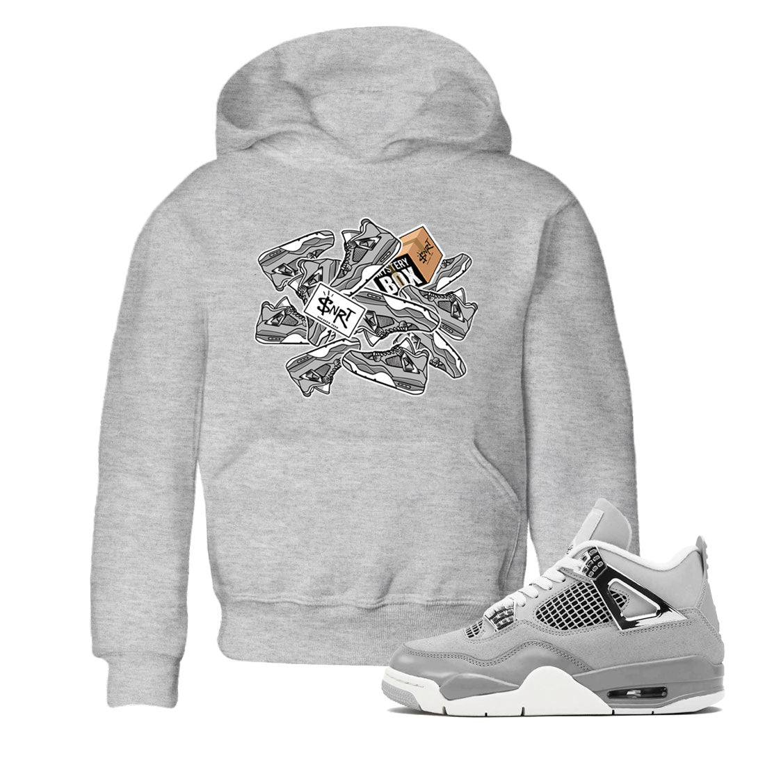 Sticker Pack snkmatch Tee Kids - Air Jordan 4 Frozen Moments