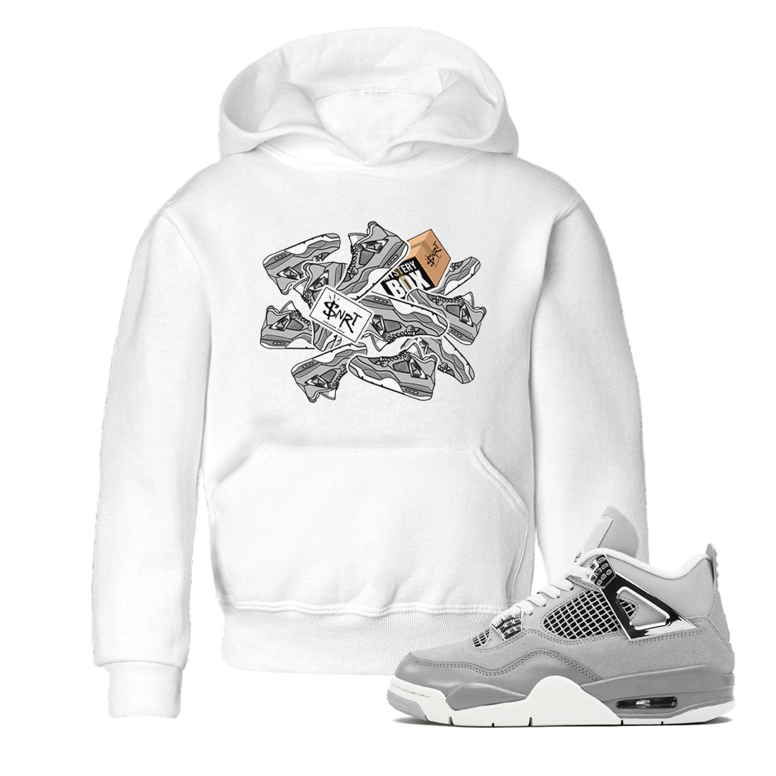 Sticker Pack snkmatch Tee Kids - Air Jordan 4 Frozen Moments