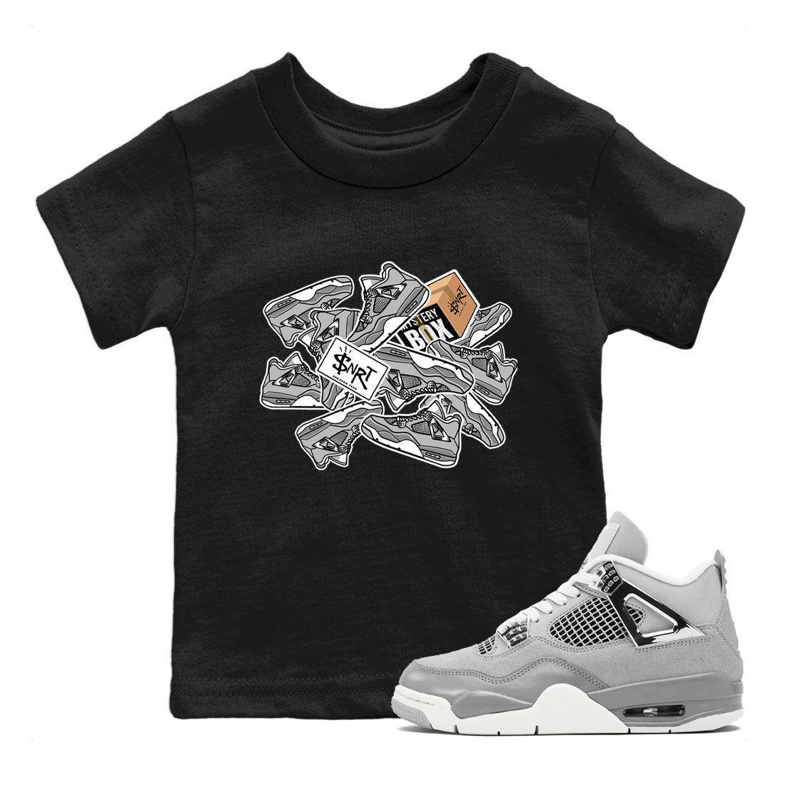 Sticker Pack snkmatch Tee Kids - Air Jordan 4 Frozen Moments