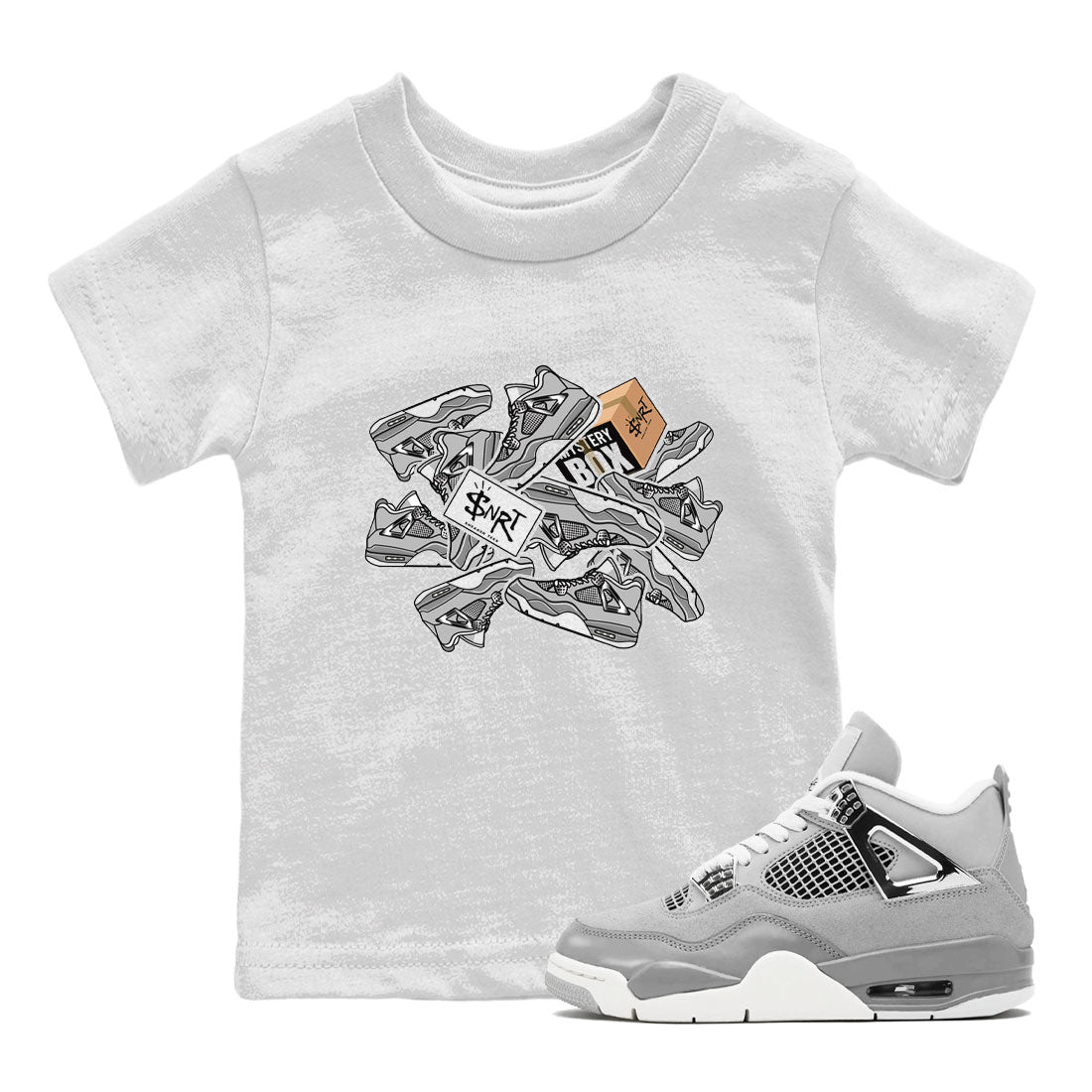 Sticker Pack snkmatch Tee Kids - Air Jordan 4 Frozen Moments