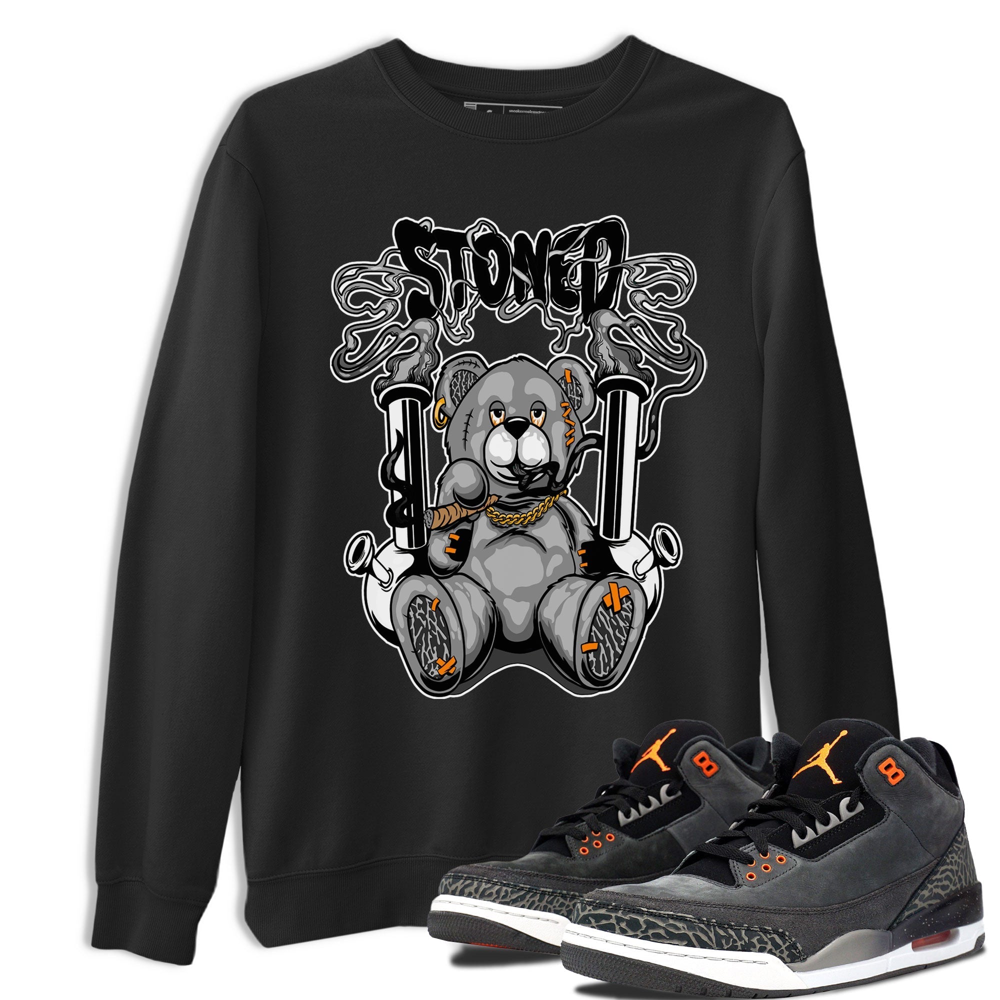 Stoned Bear snkmatch Tee - Air Jordan 3 Fear