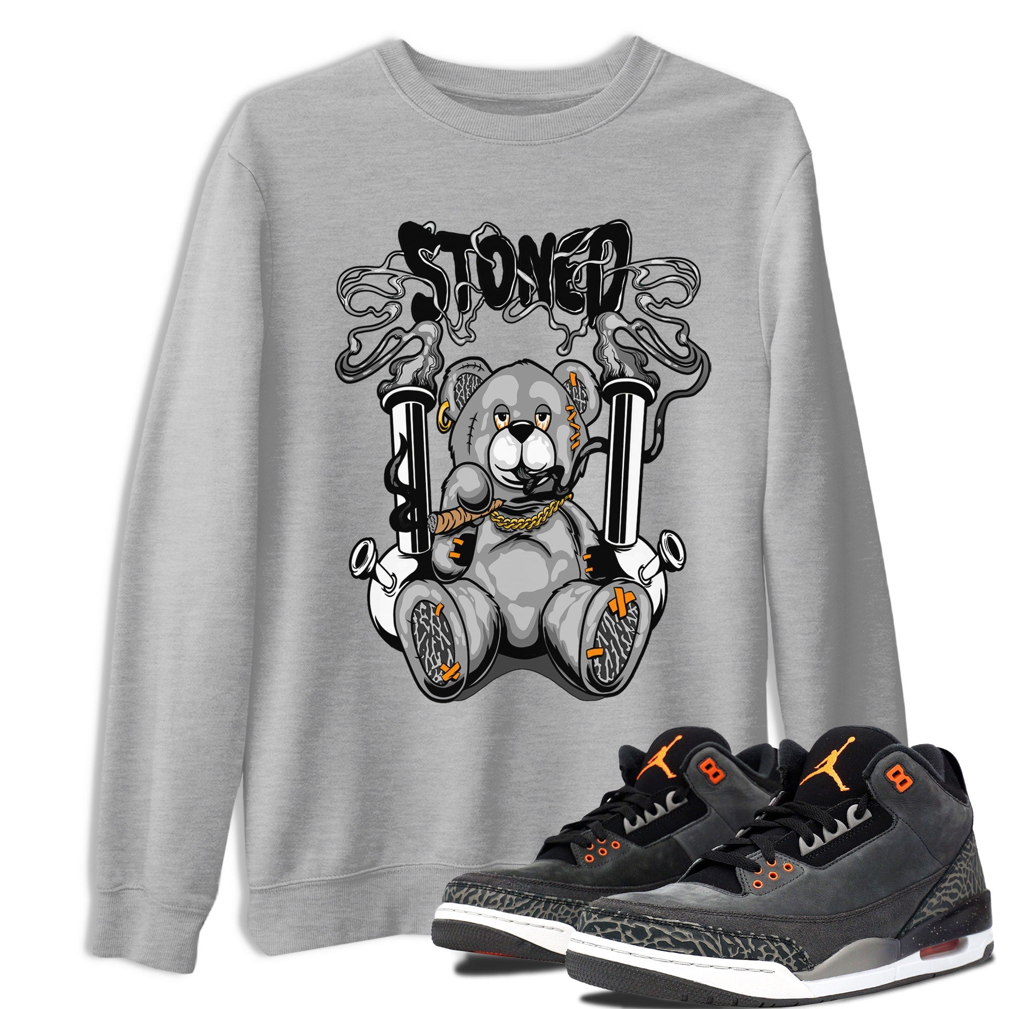 Stoned Bear snkmatch Tee - Air Jordan 3 Fear