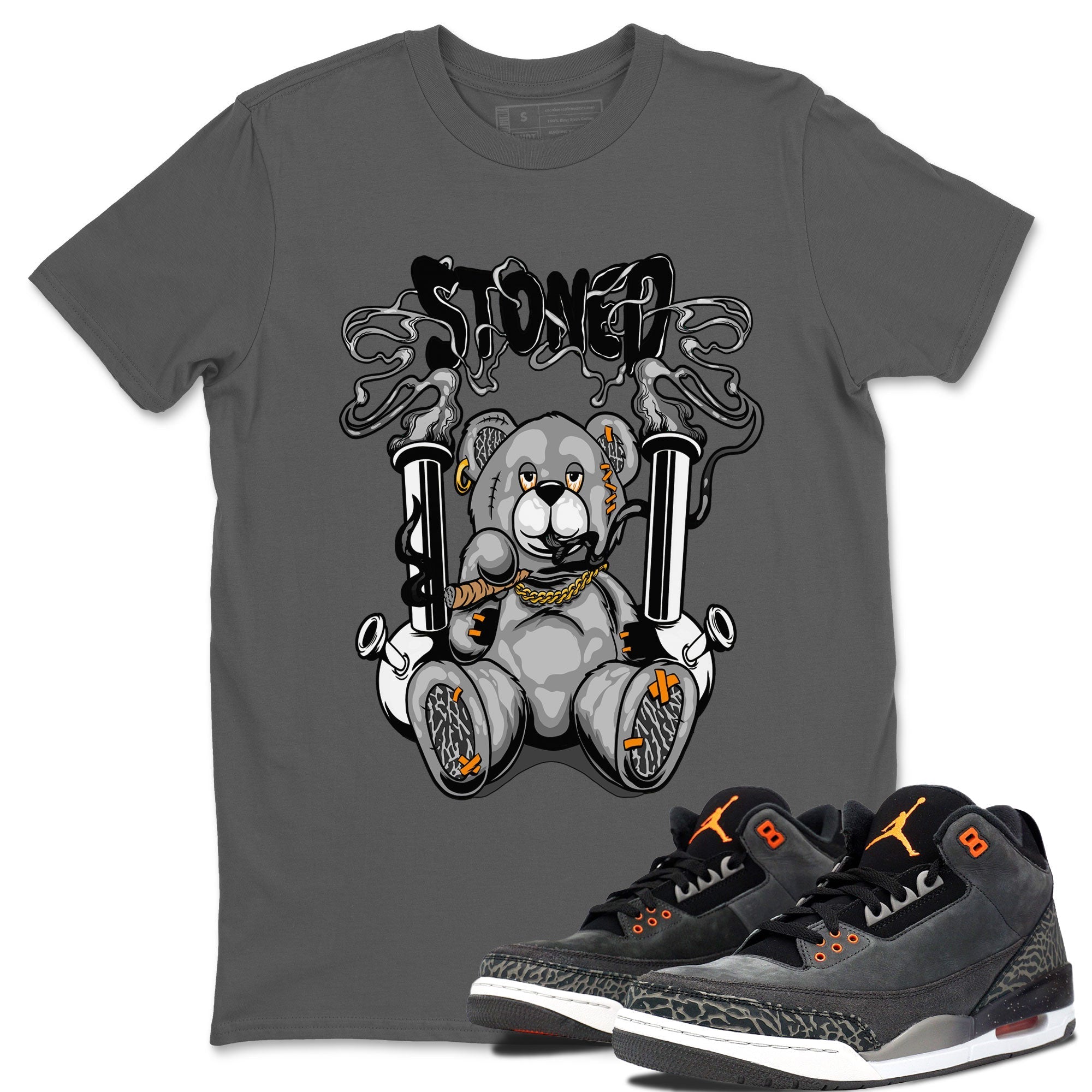 Stoned Bear snkmatch Tee - Air Jordan 3 Fear