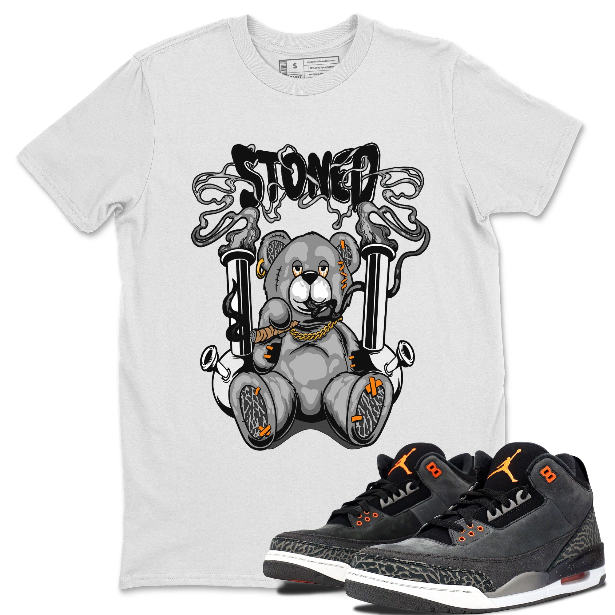 Stoned Bear snkmatch Tee - Air Jordan 3 Fear
